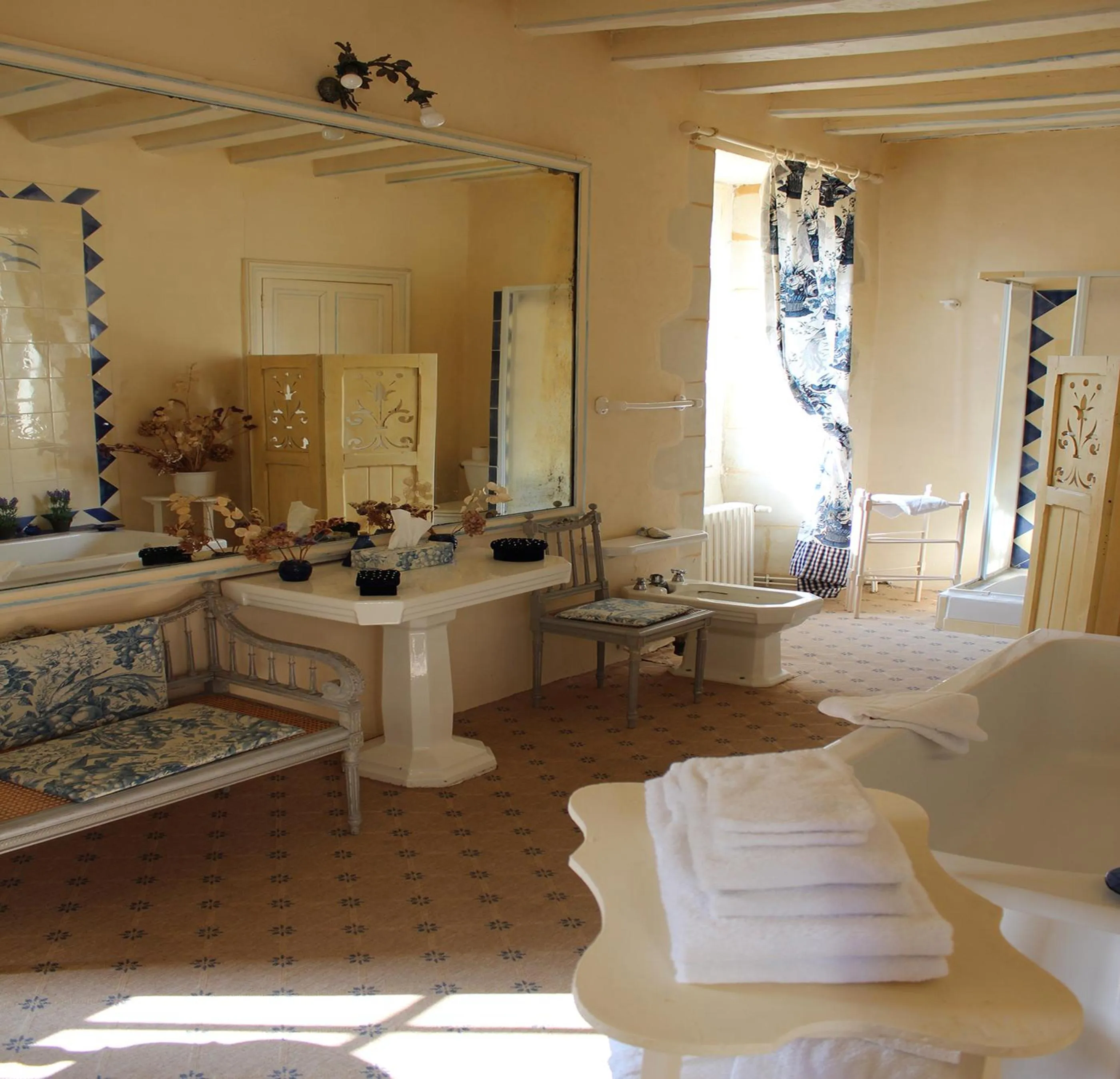 Bathroom in Château De Chambiers