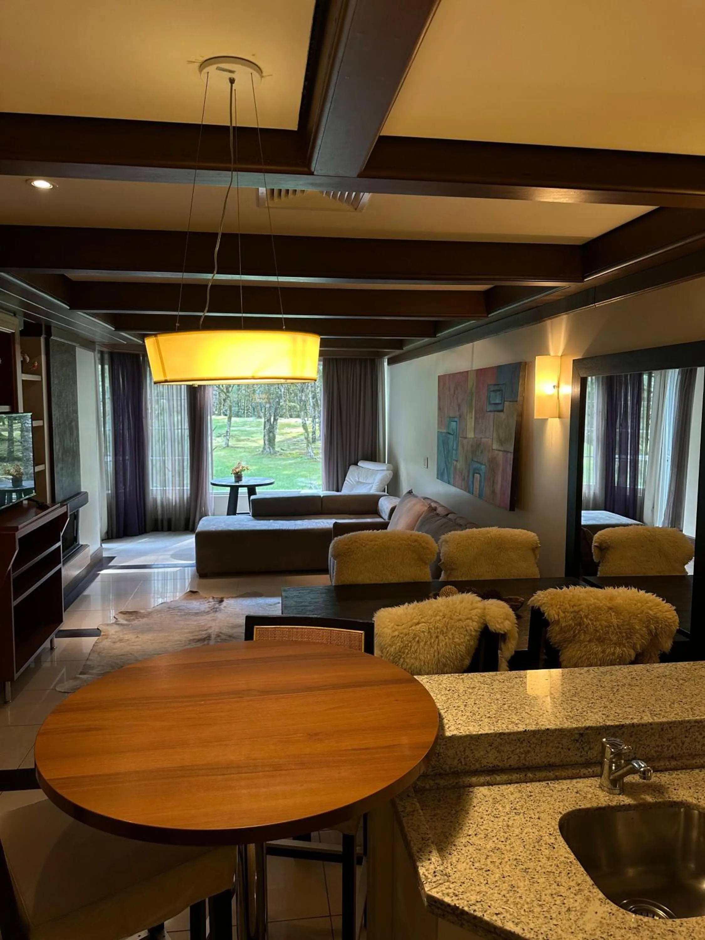 Living room in Flat Luxo Mountain Village