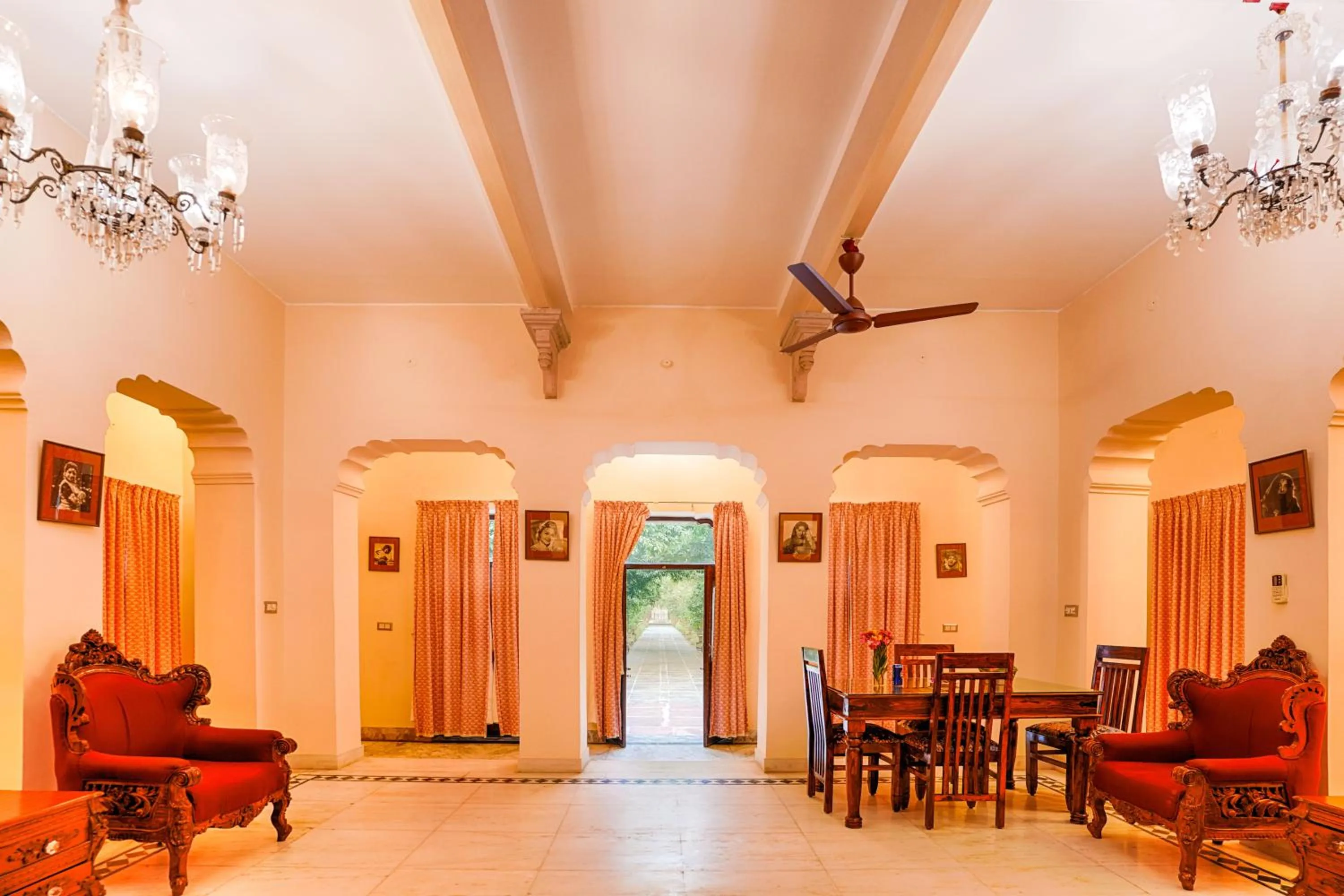 Seating area in Club Mahindra Bharatpur