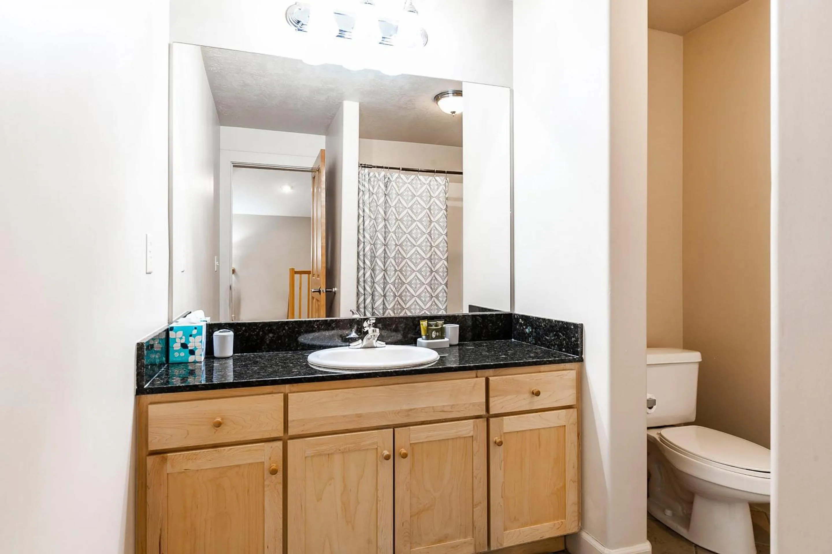 Bathroom in Crestview Condominiums by All Seasons Resort Lodging