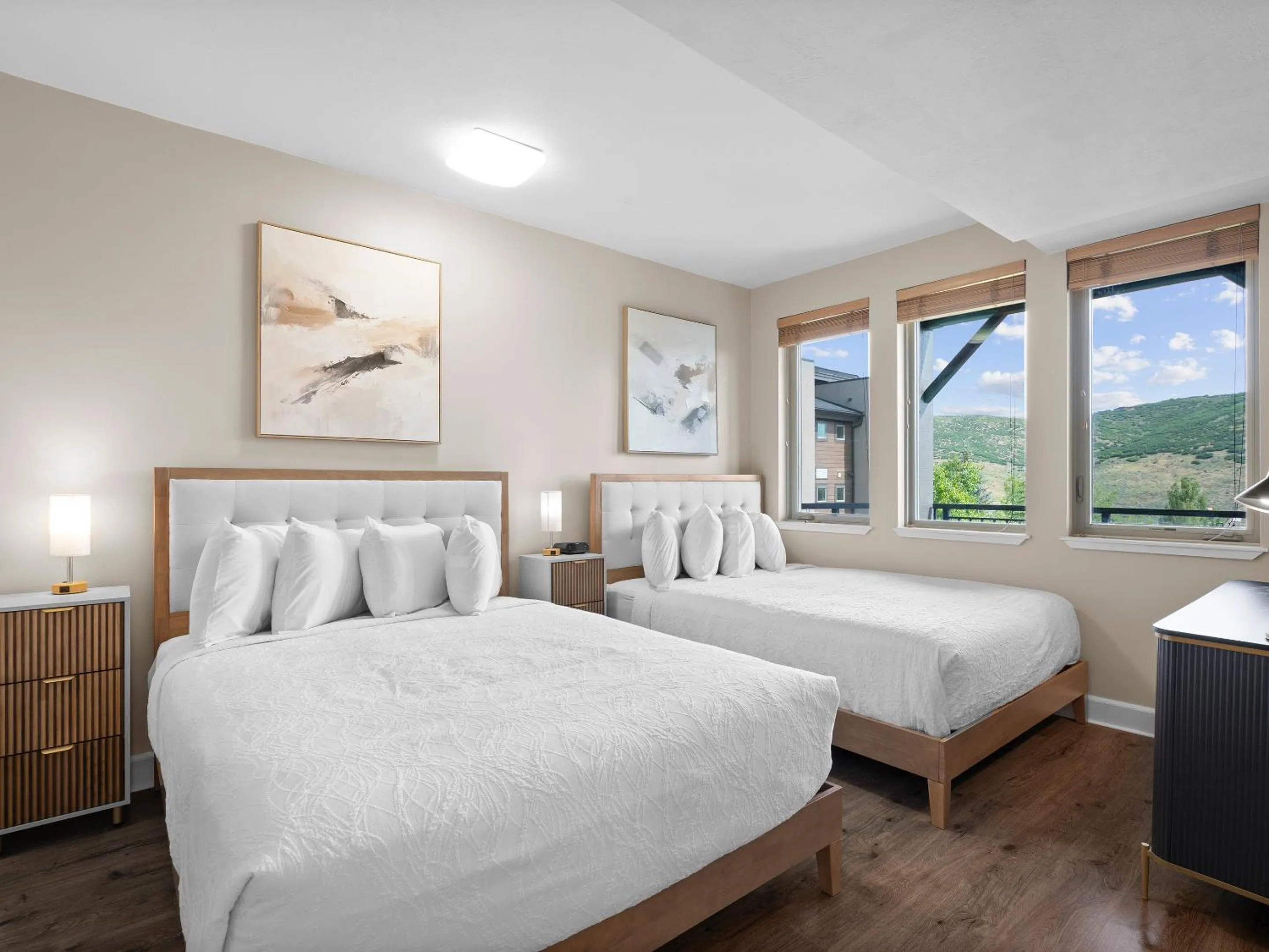 Bedroom, Bed in Crestview Condominiums by All Seasons Resort Lodging