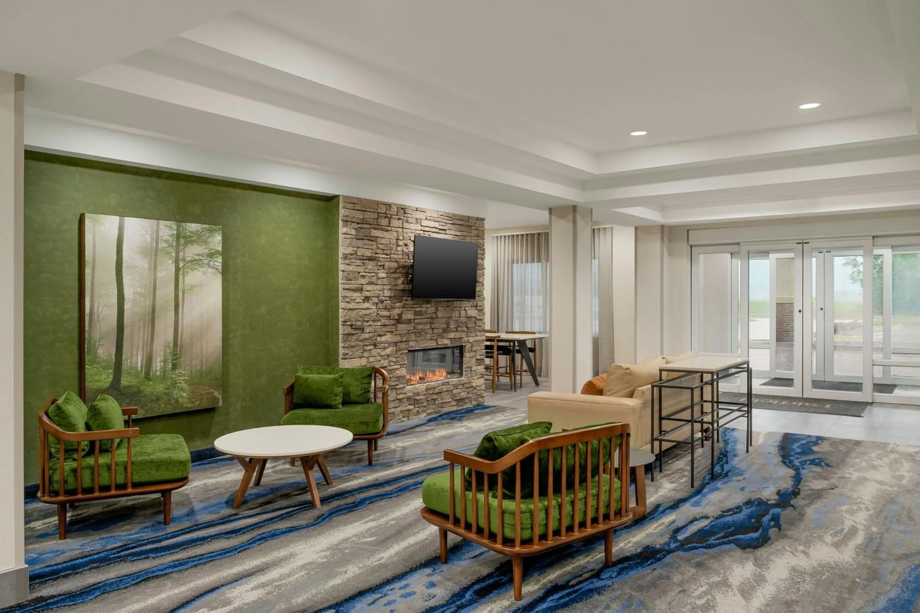 Lobby or reception in Fairfield Inn & Suites Bloomington