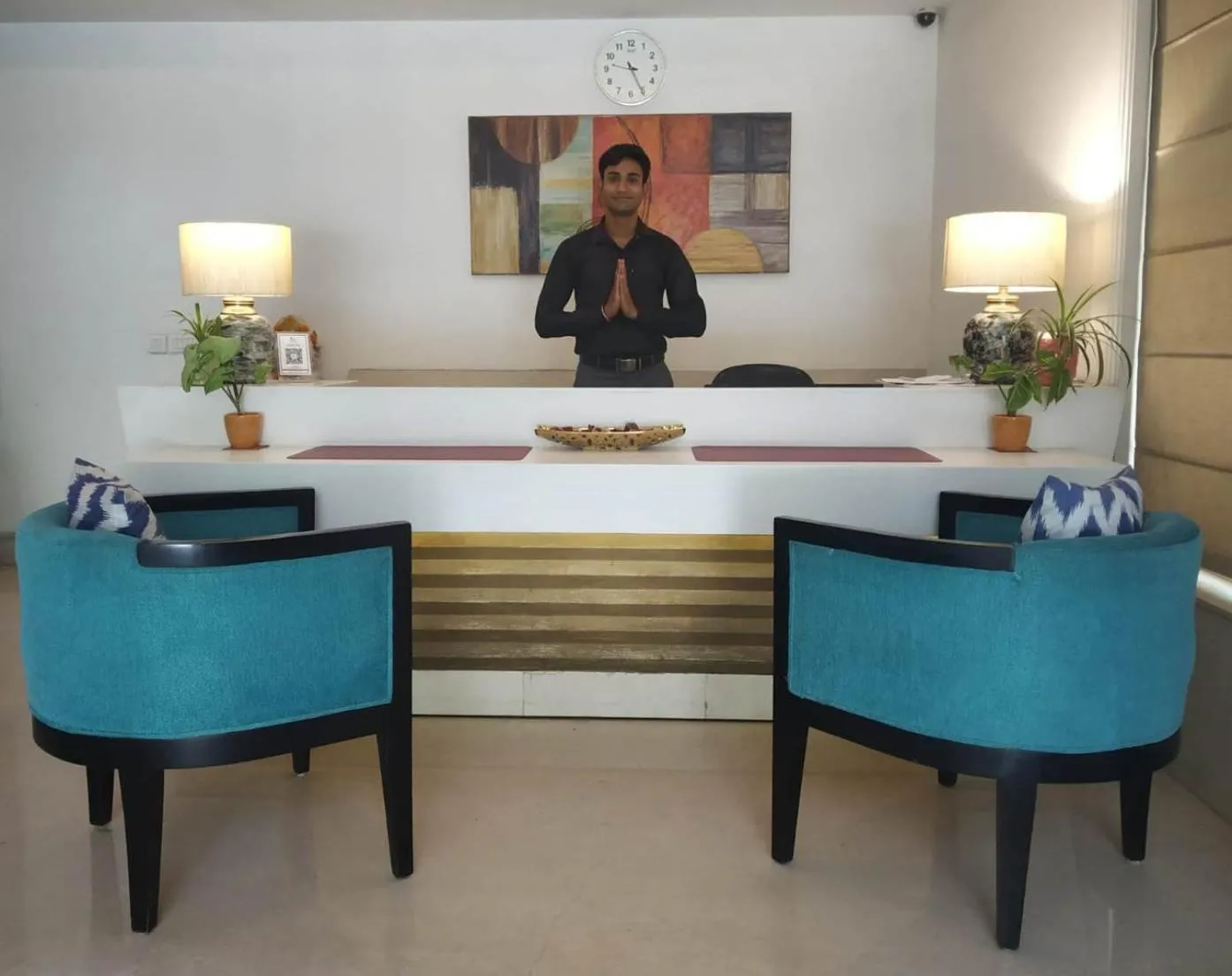 Lobby or reception in Inde Hotel Vista Woods Huda City Centre, Gurgaon