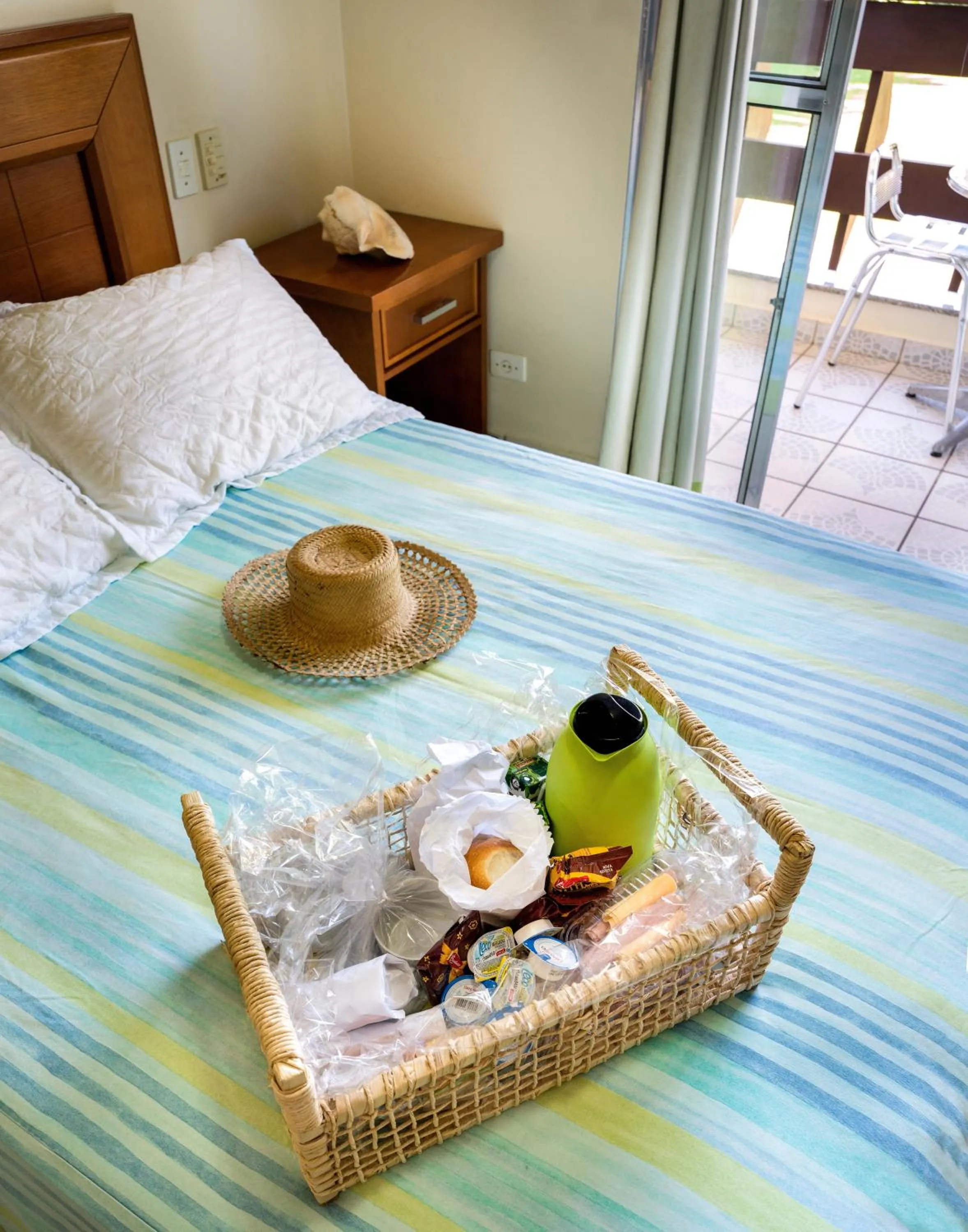 Bed in Costabela Apart Hotel e Pousada