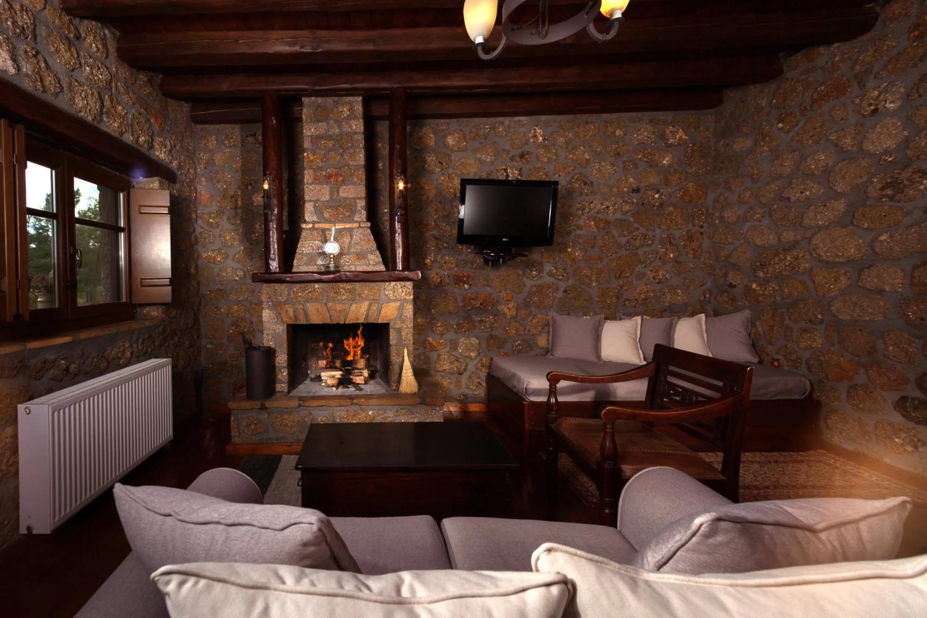 Living room in Pera Alonia Guest House