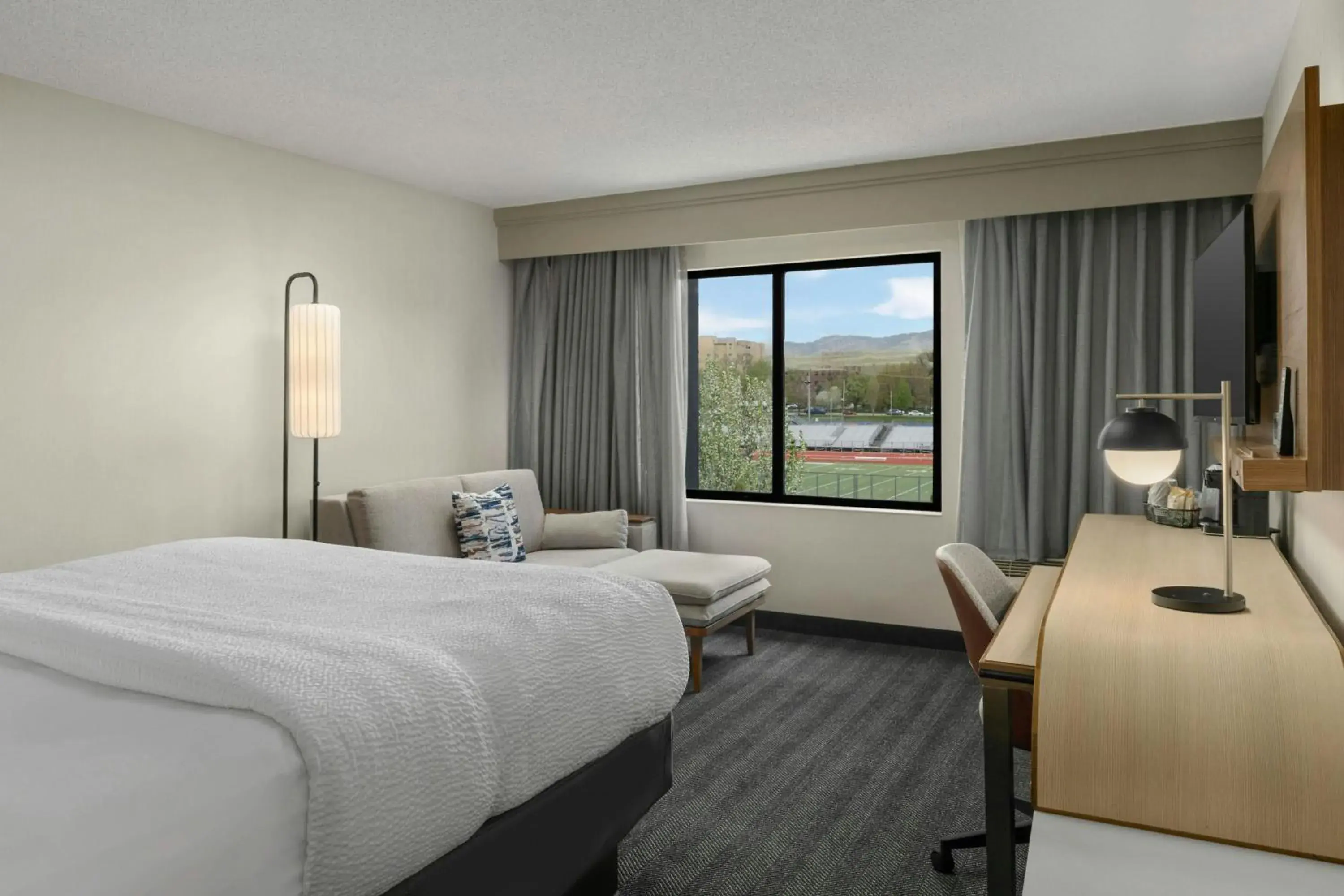 King Room with Sofa Bed - Hearing Accessible in Courtyard Boise Downtown King Room with Sofa Bed - Hearing Accessible in Courtyard Boise Downtown