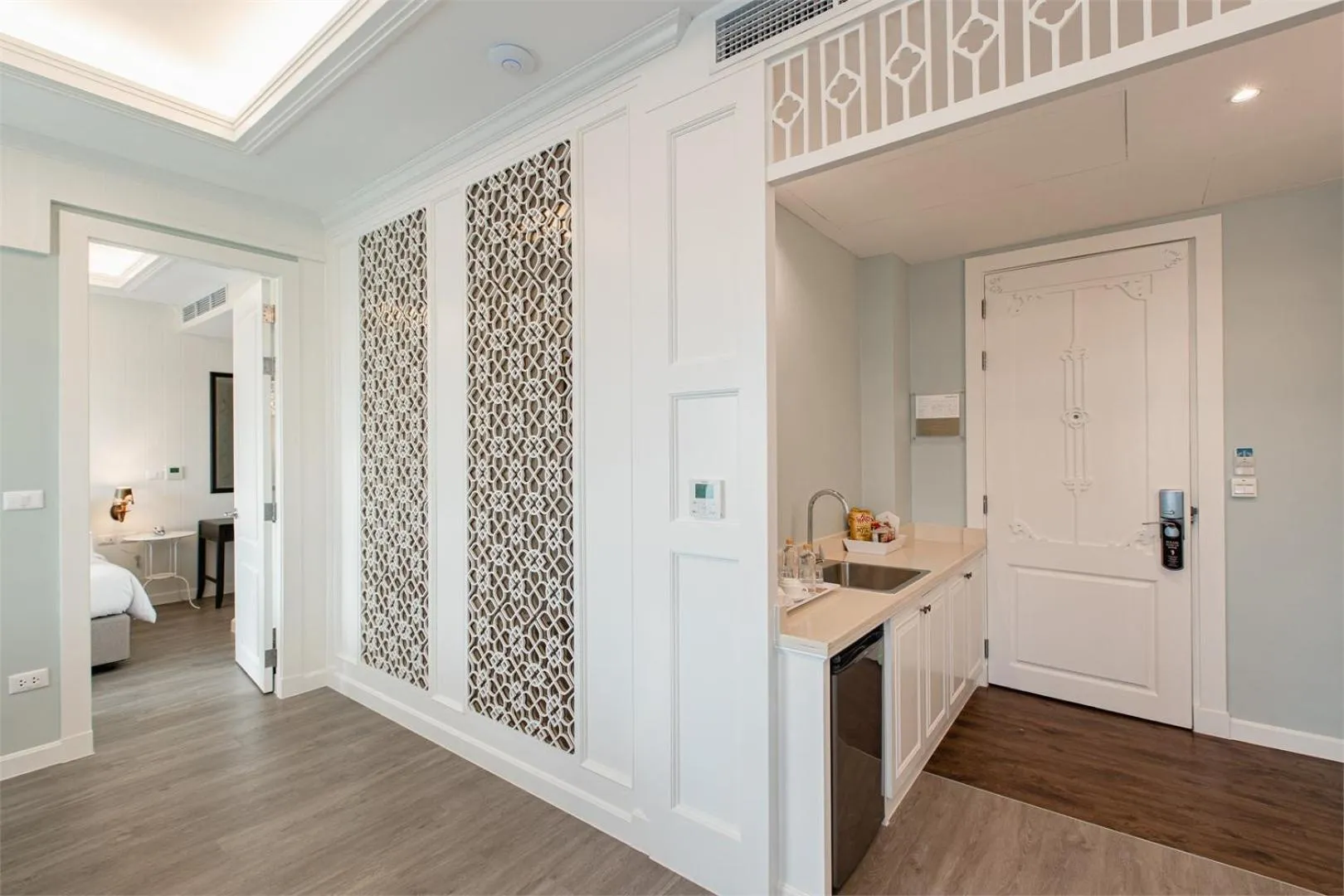 Bedroom, Bed in Siam Tharadol