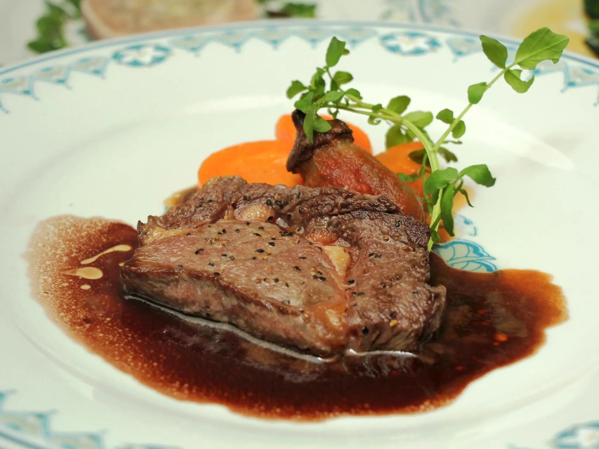 Dinner in Pension Raisin