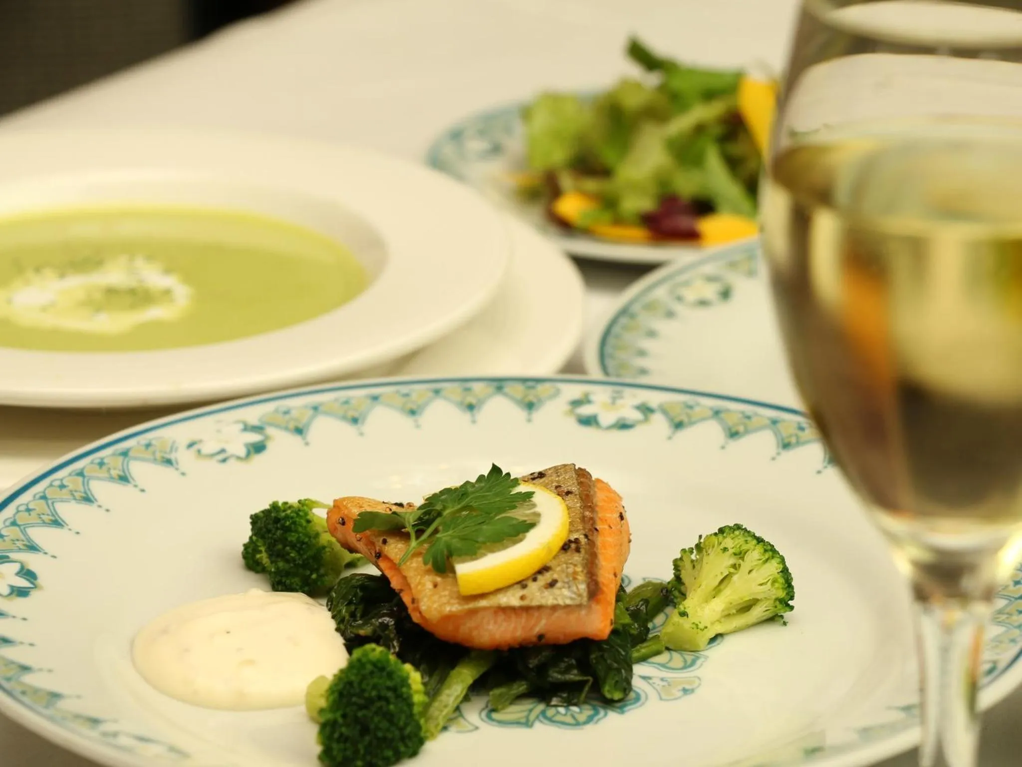 Dinner in Pension Raisin