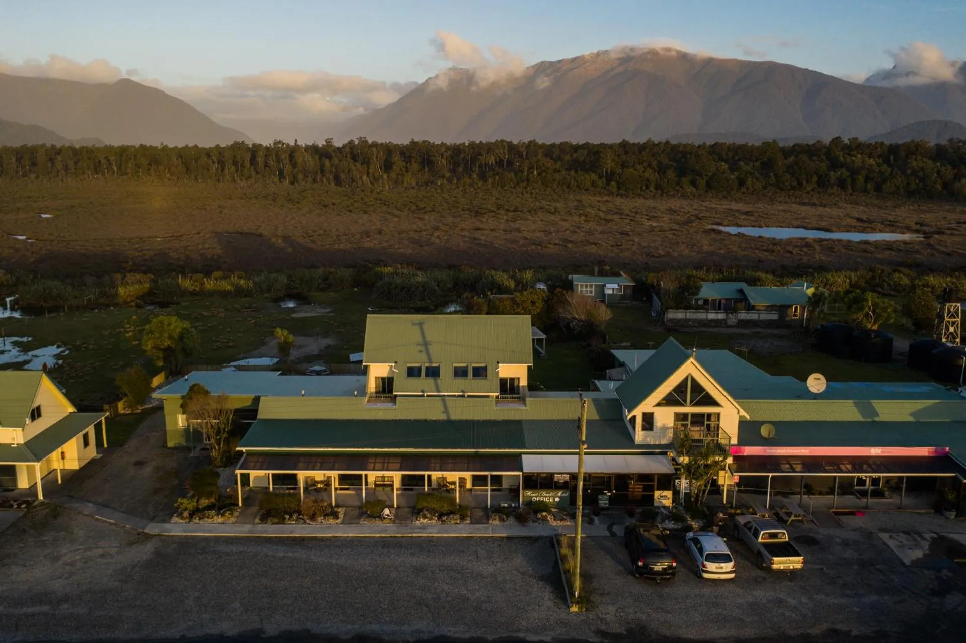 Property building in Haast Beach Motel