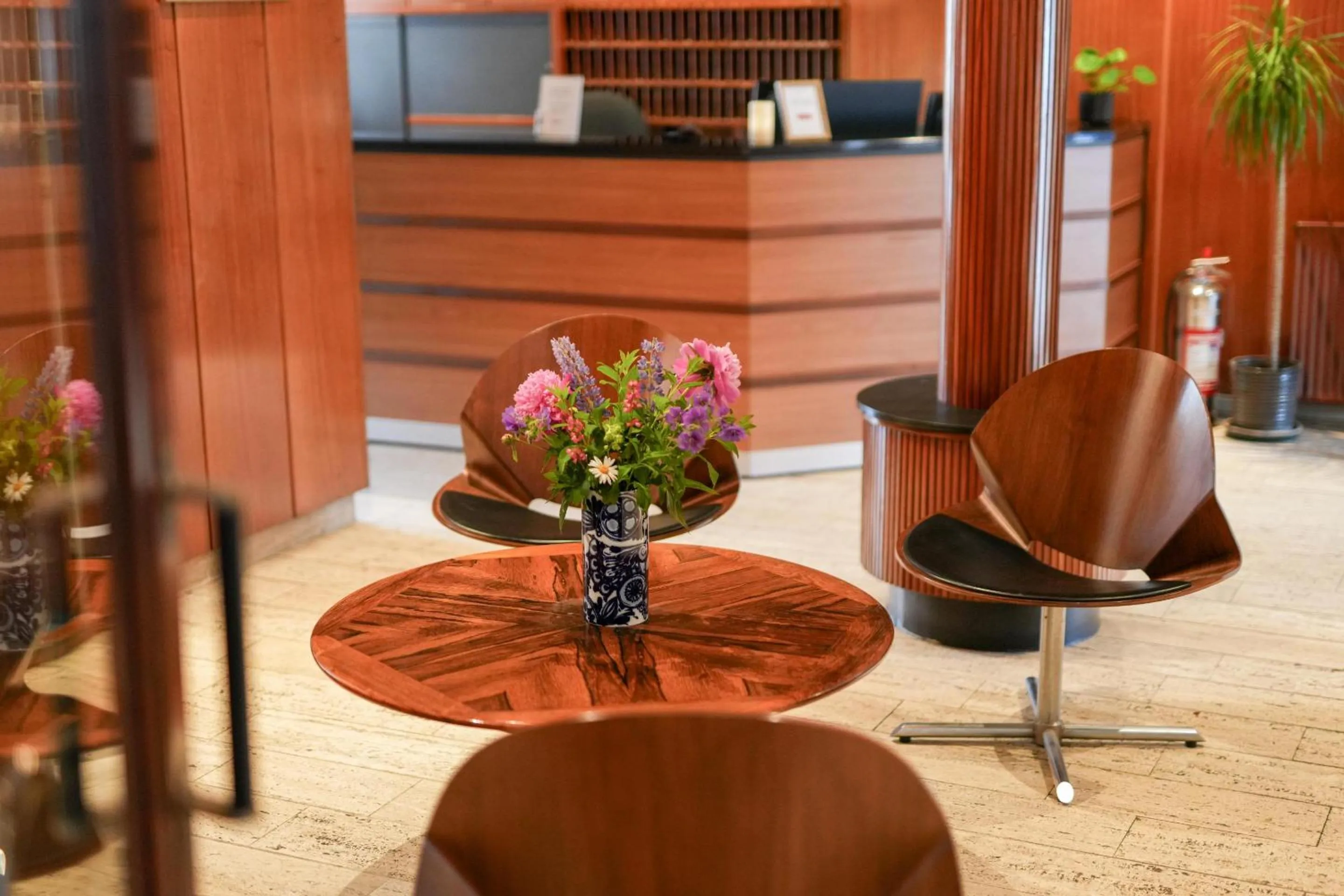 Lobby or reception in Hotel Ansgar