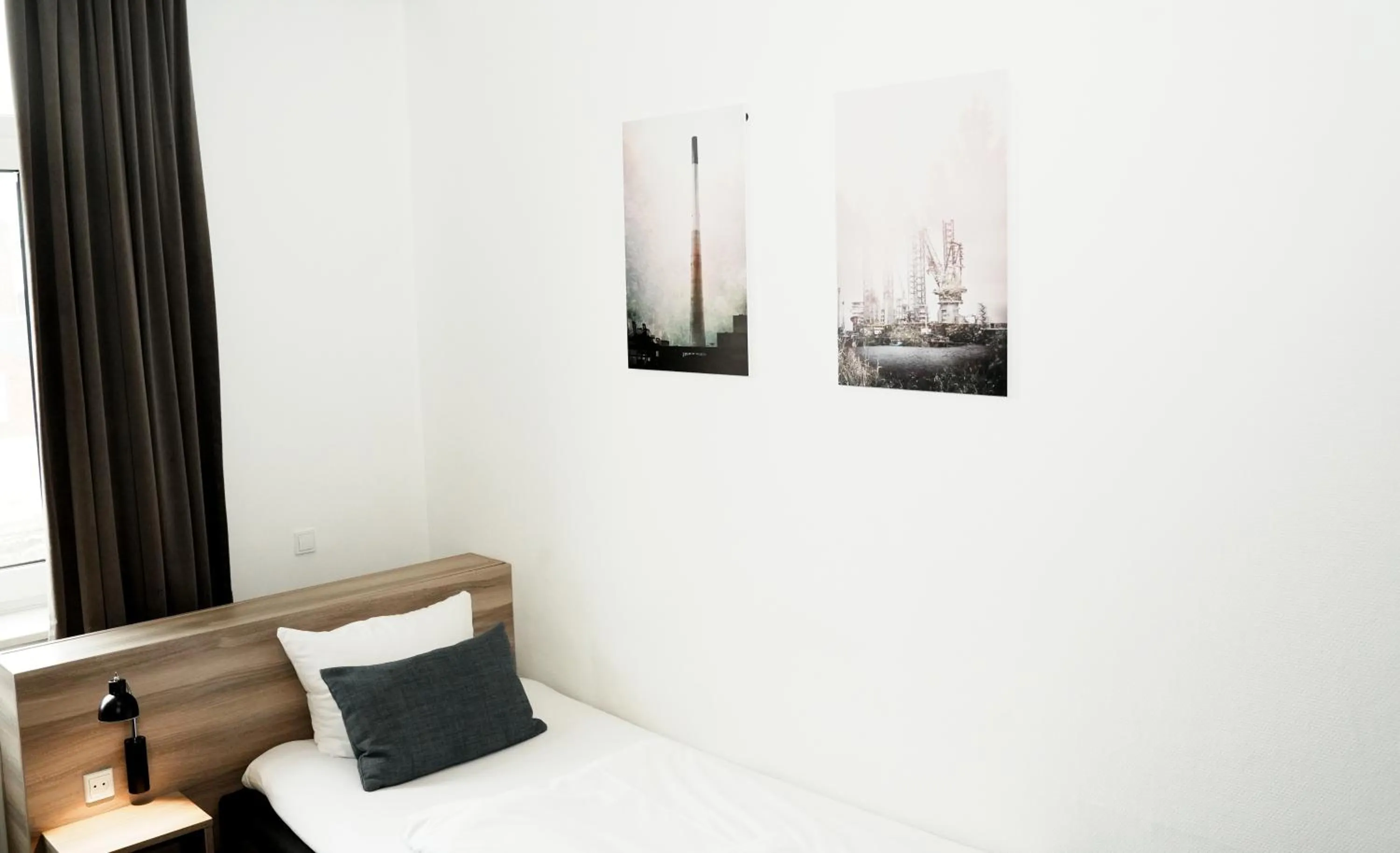 Decorative detail, Bed in Hotel Ansgar