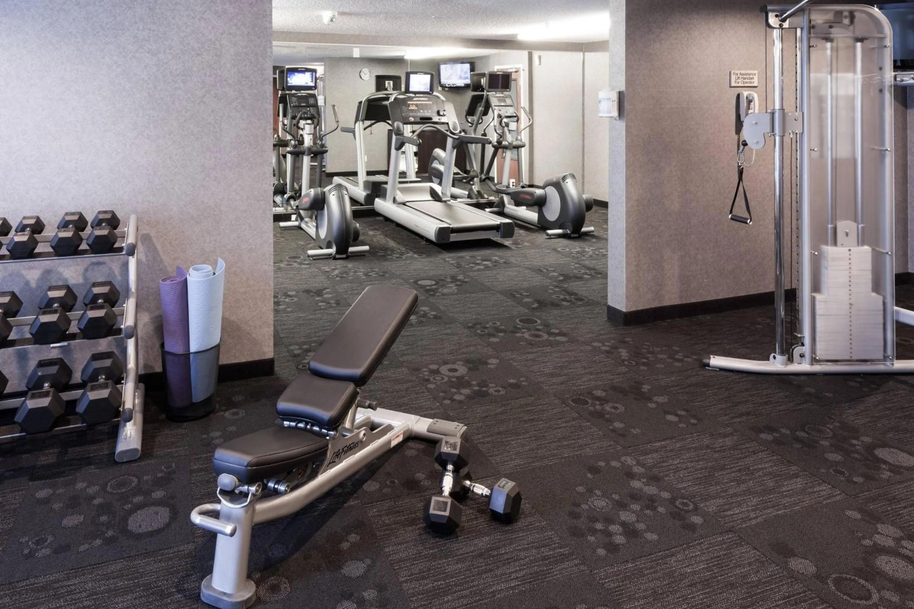 Fitness centre/facilities in SpringHill Suites by Marriott Boise ParkCenter