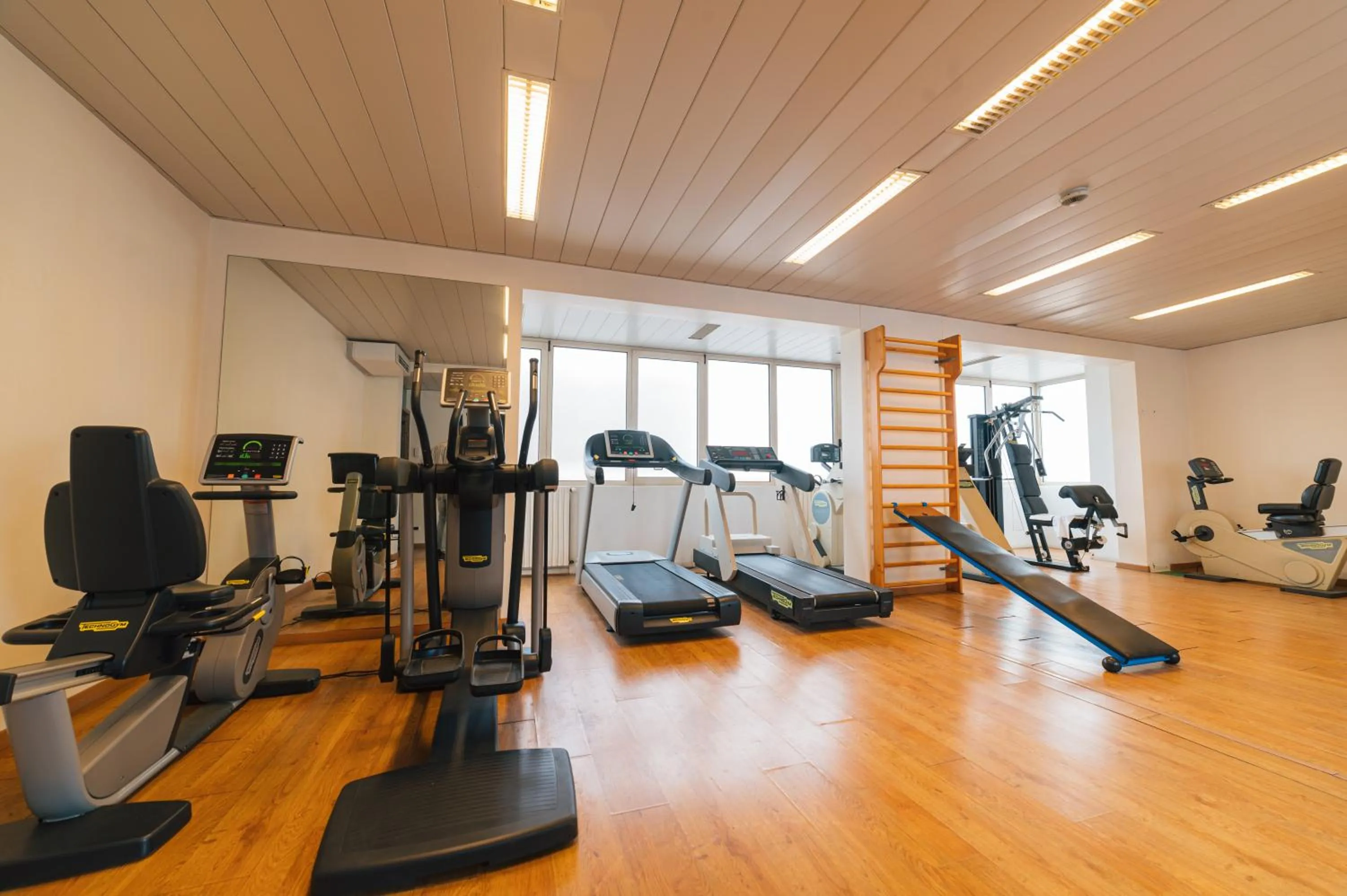 Fitness centre/facilities in Hotel Terme Helvetia