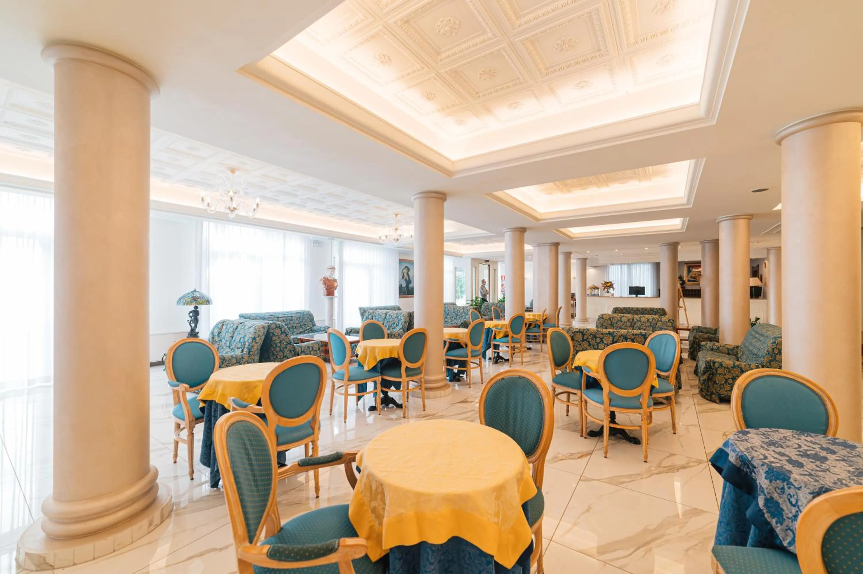 Lobby or reception in Hotel Terme Roma