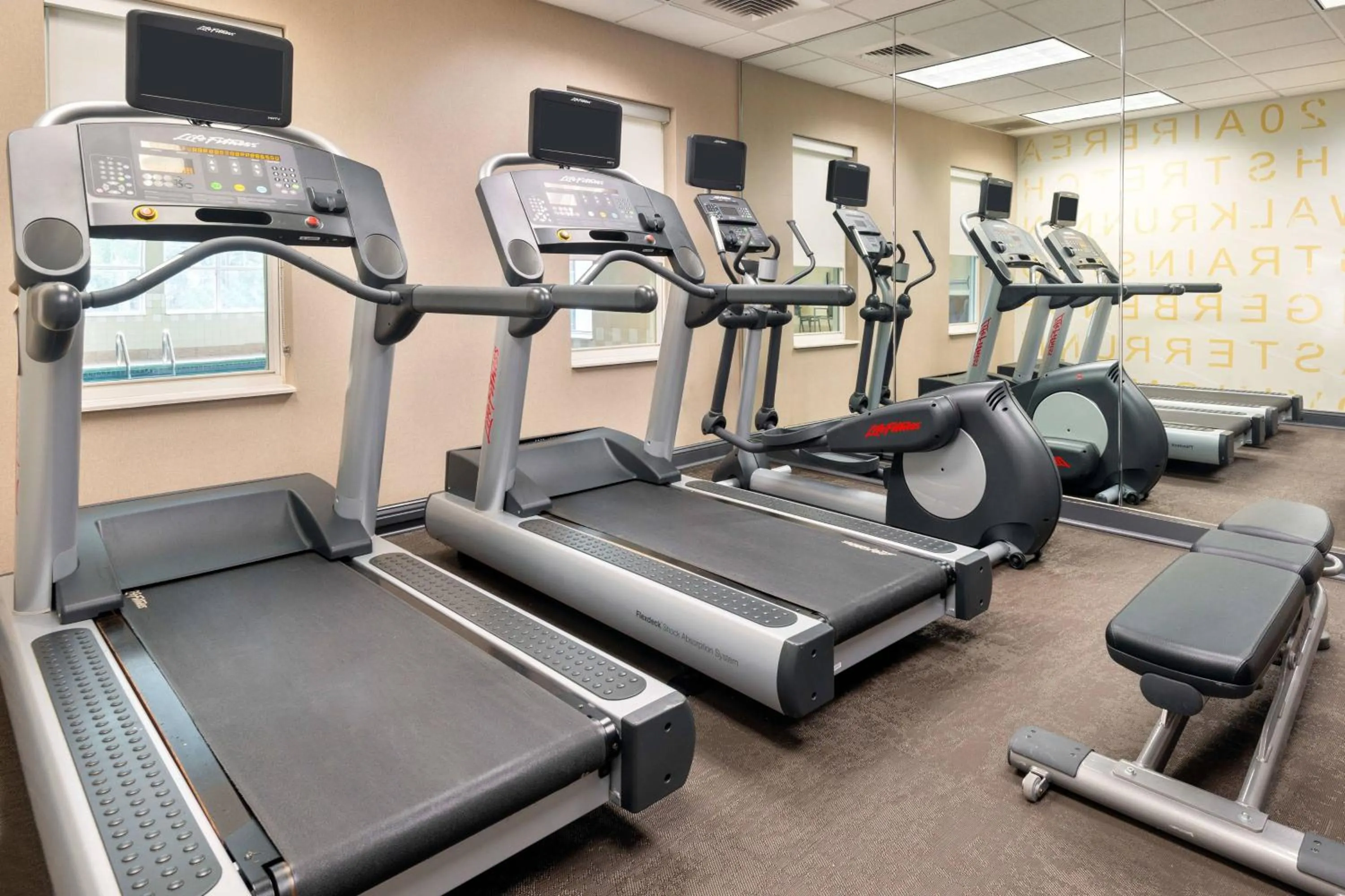 Fitness centre/facilities in Residence Inn by Marriott Boston Brockton/Easton