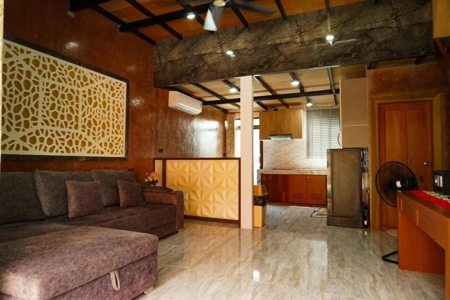 Living room in Pinthong Aonang Villa