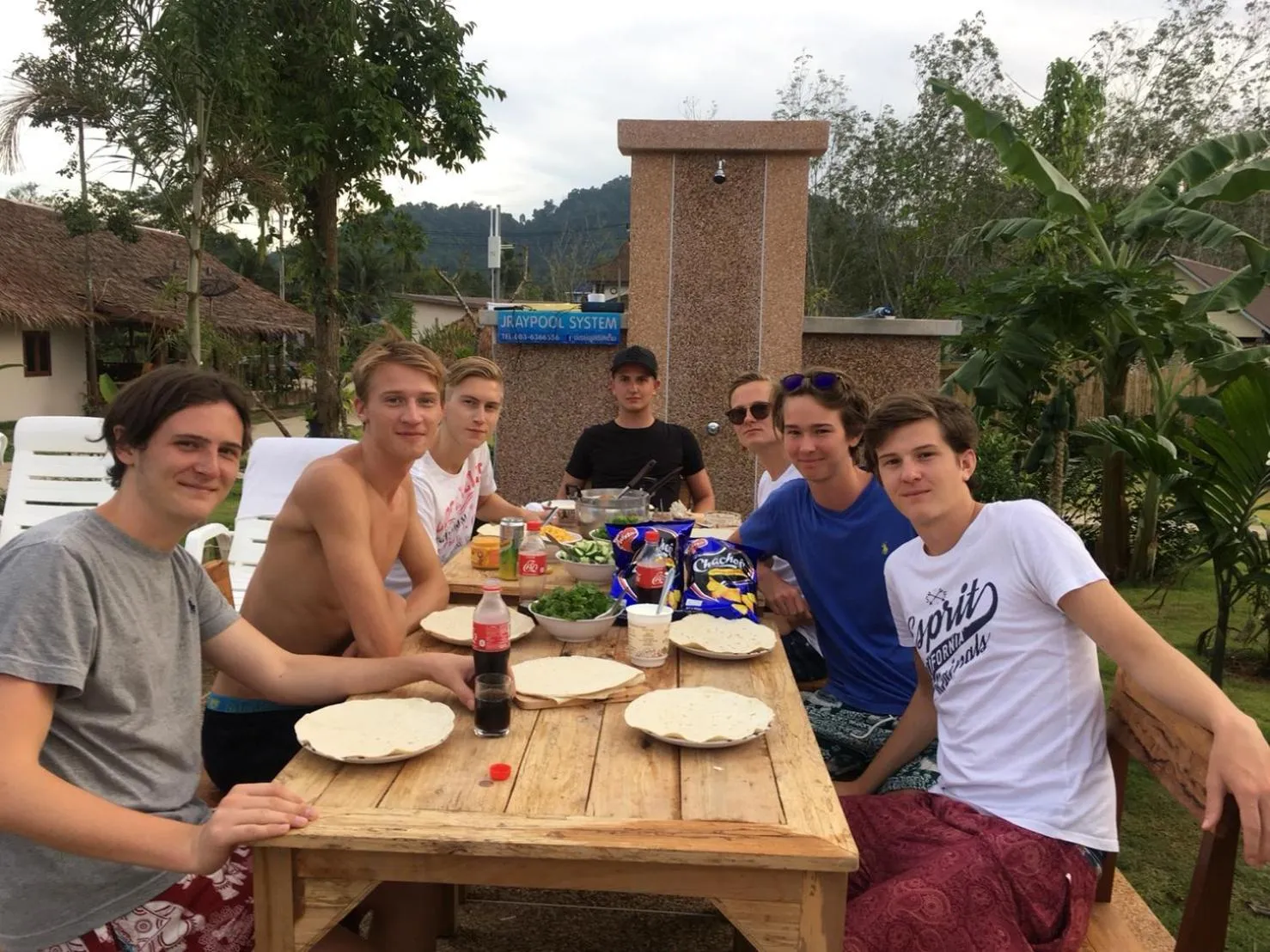 group of guests in Pinthong Aonang Villa