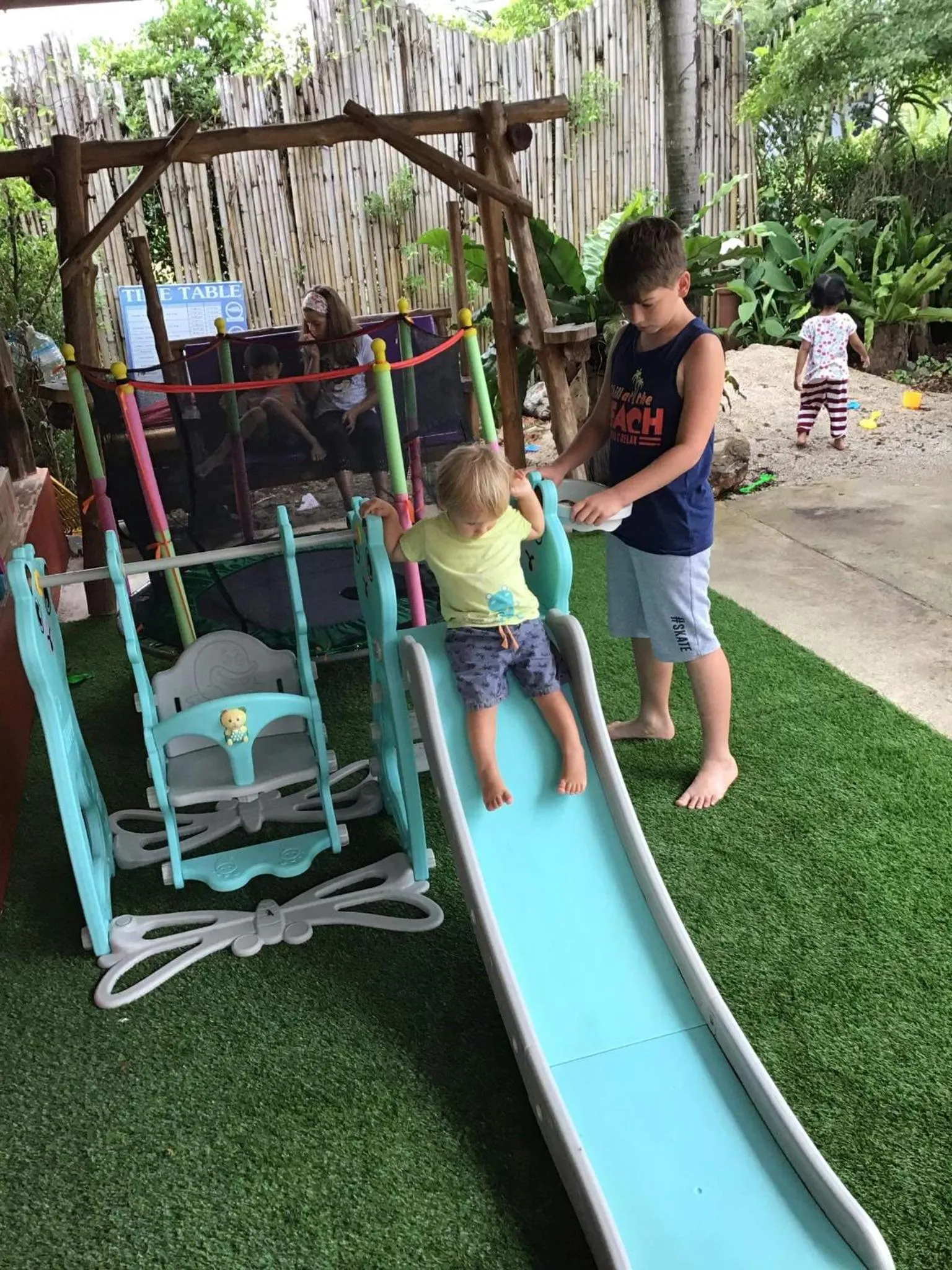 Children play ground in Pinthong Aonang Villa
