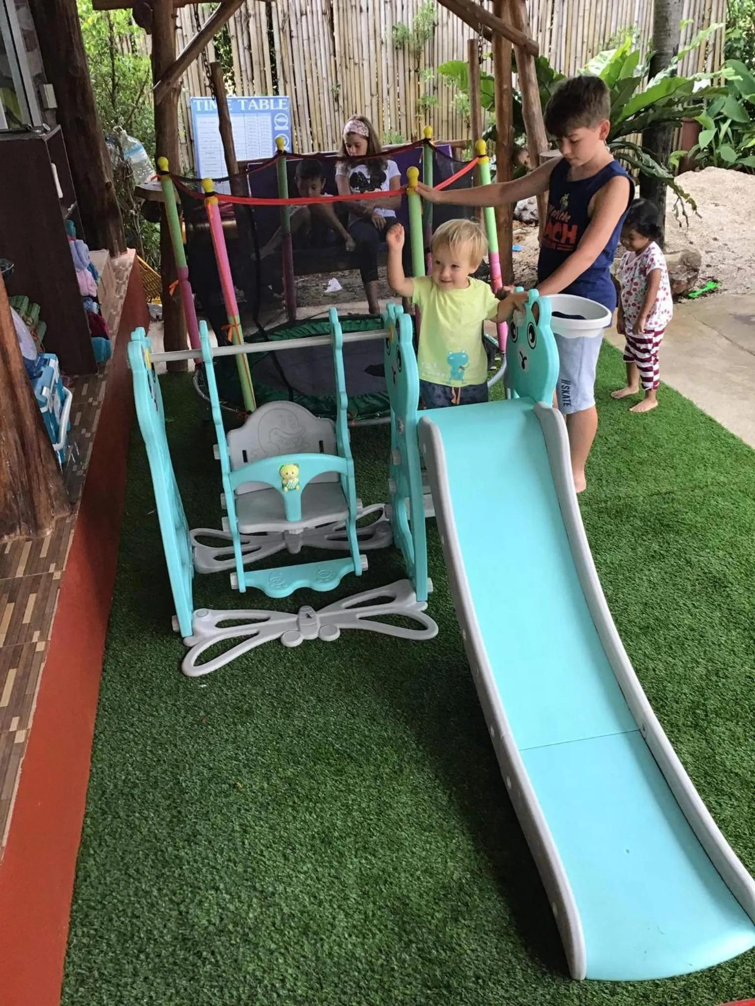 Children play ground in Pinthong Aonang Villa