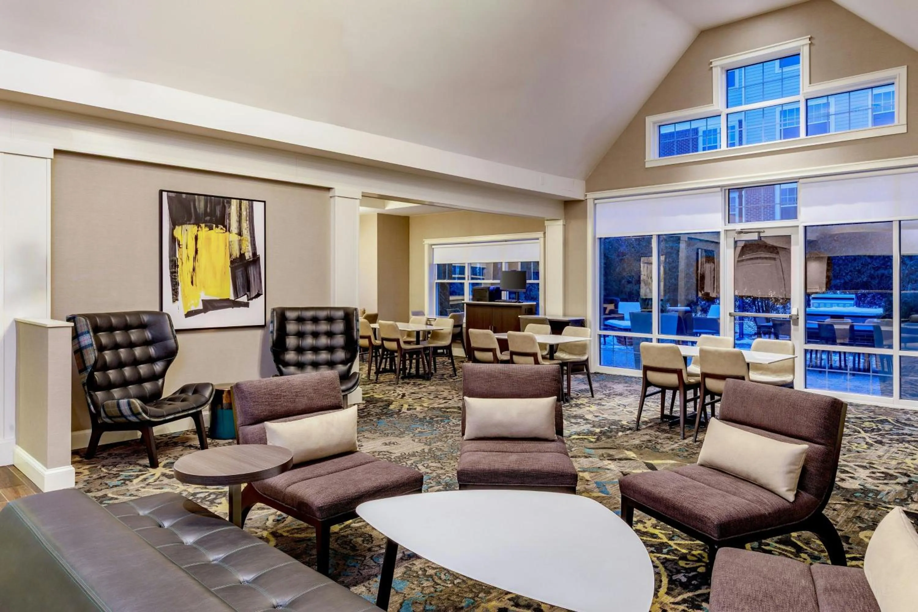Lobby or reception in Residence Inn Worcester