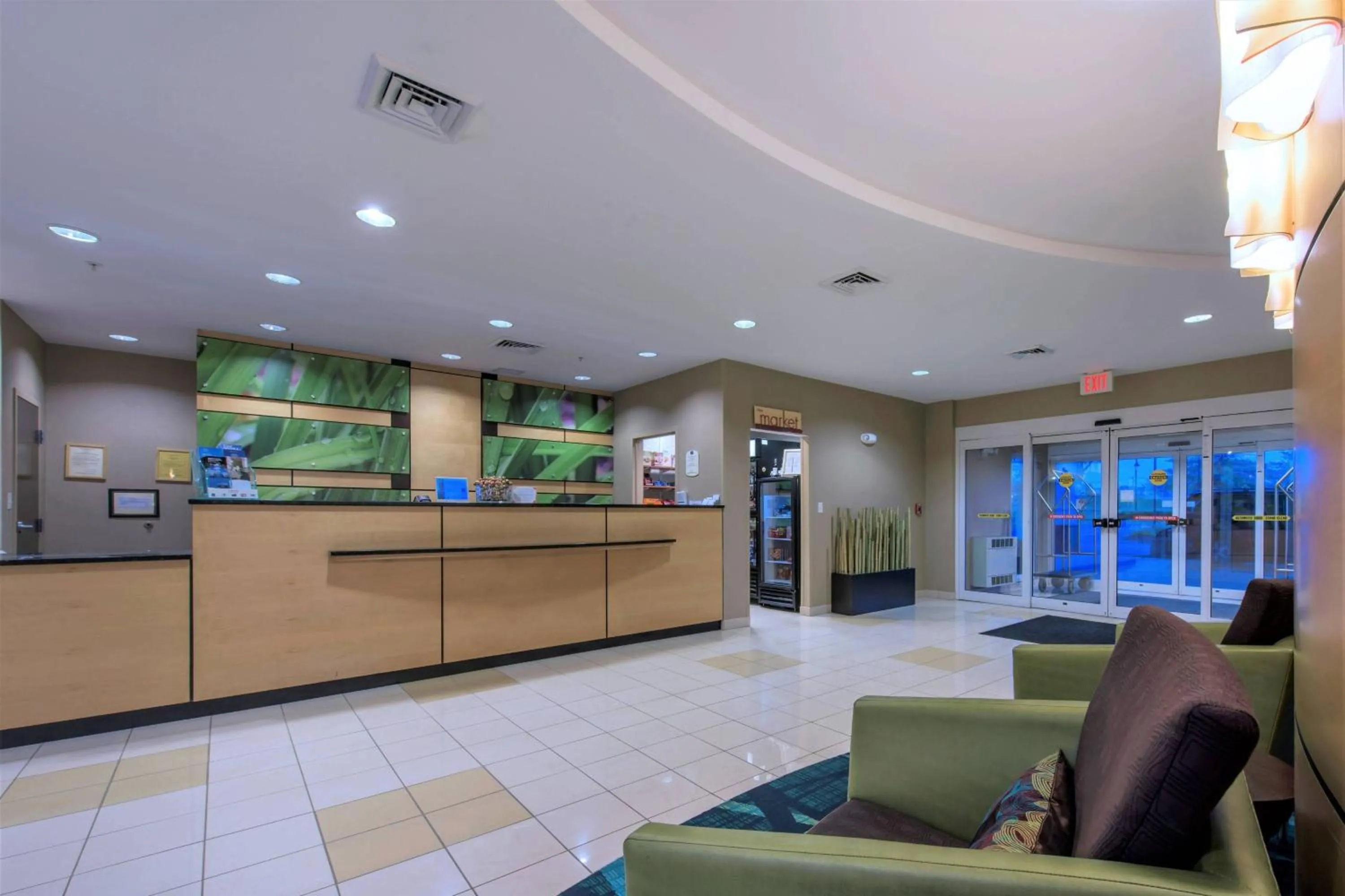 Lobby or reception in SpringHill Suites Devens Common Center