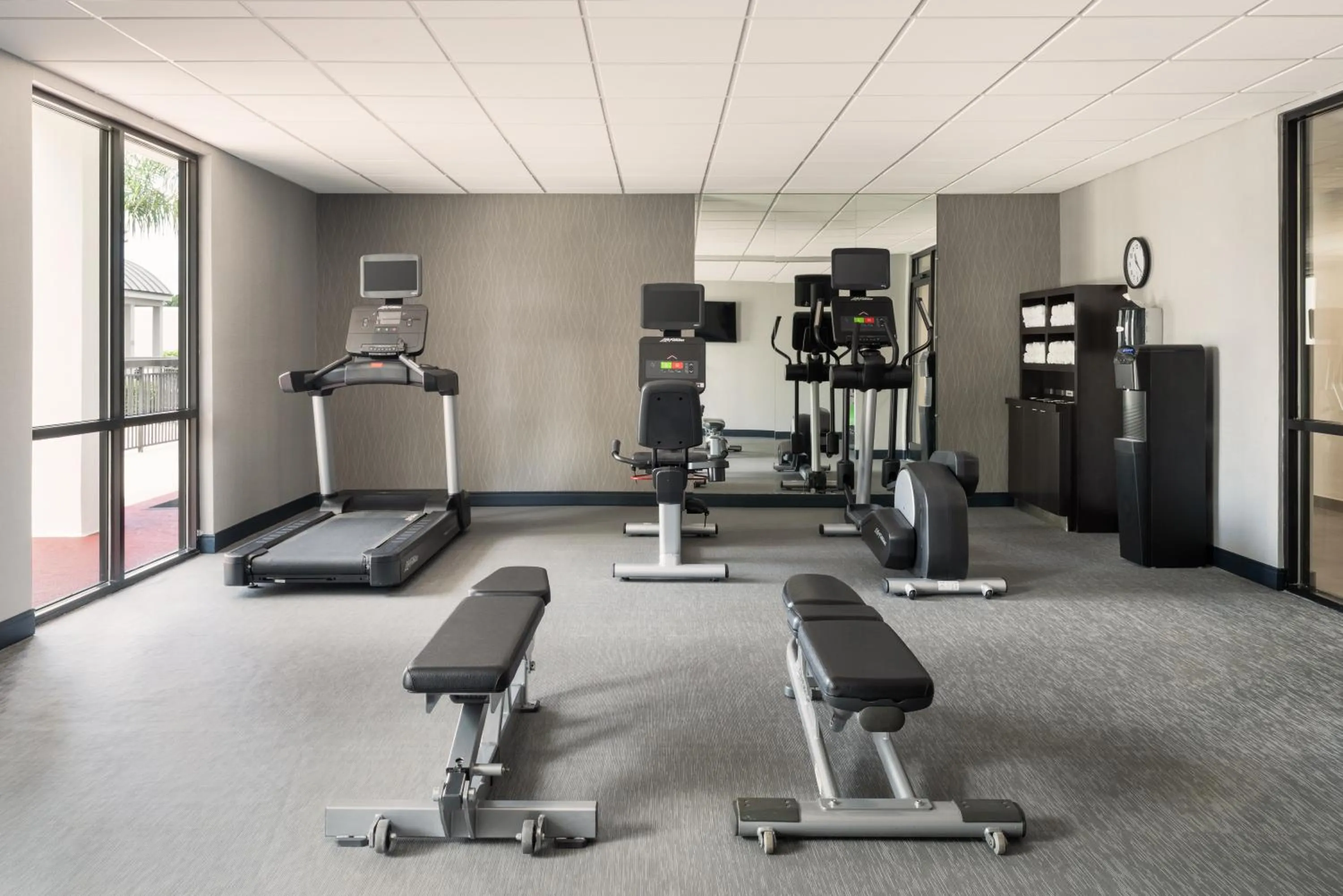 Fitness centre/facilities in Courtyard Brunswick