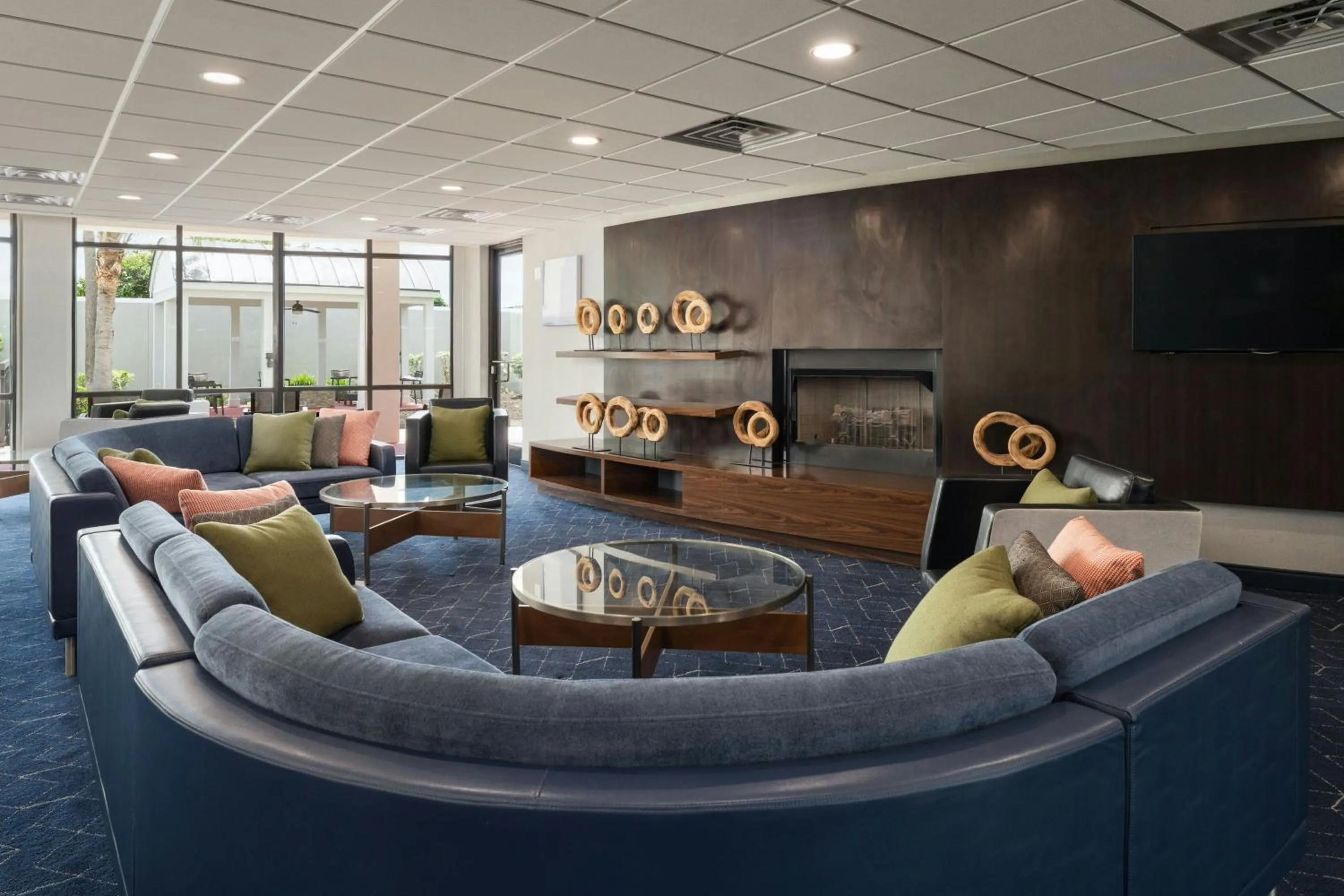 Lobby or reception in Courtyard Brunswick