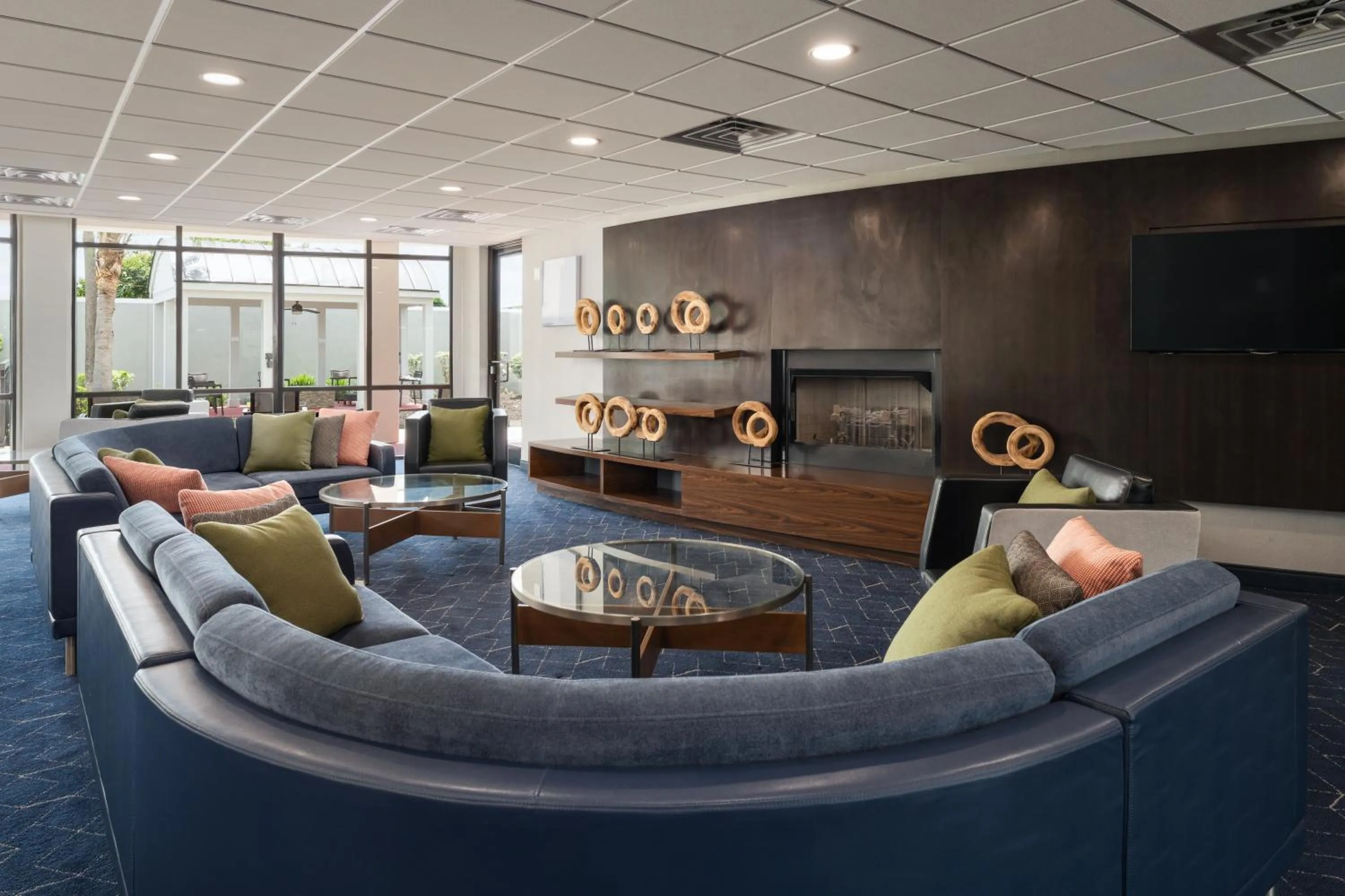 Lobby or reception in Courtyard Brunswick