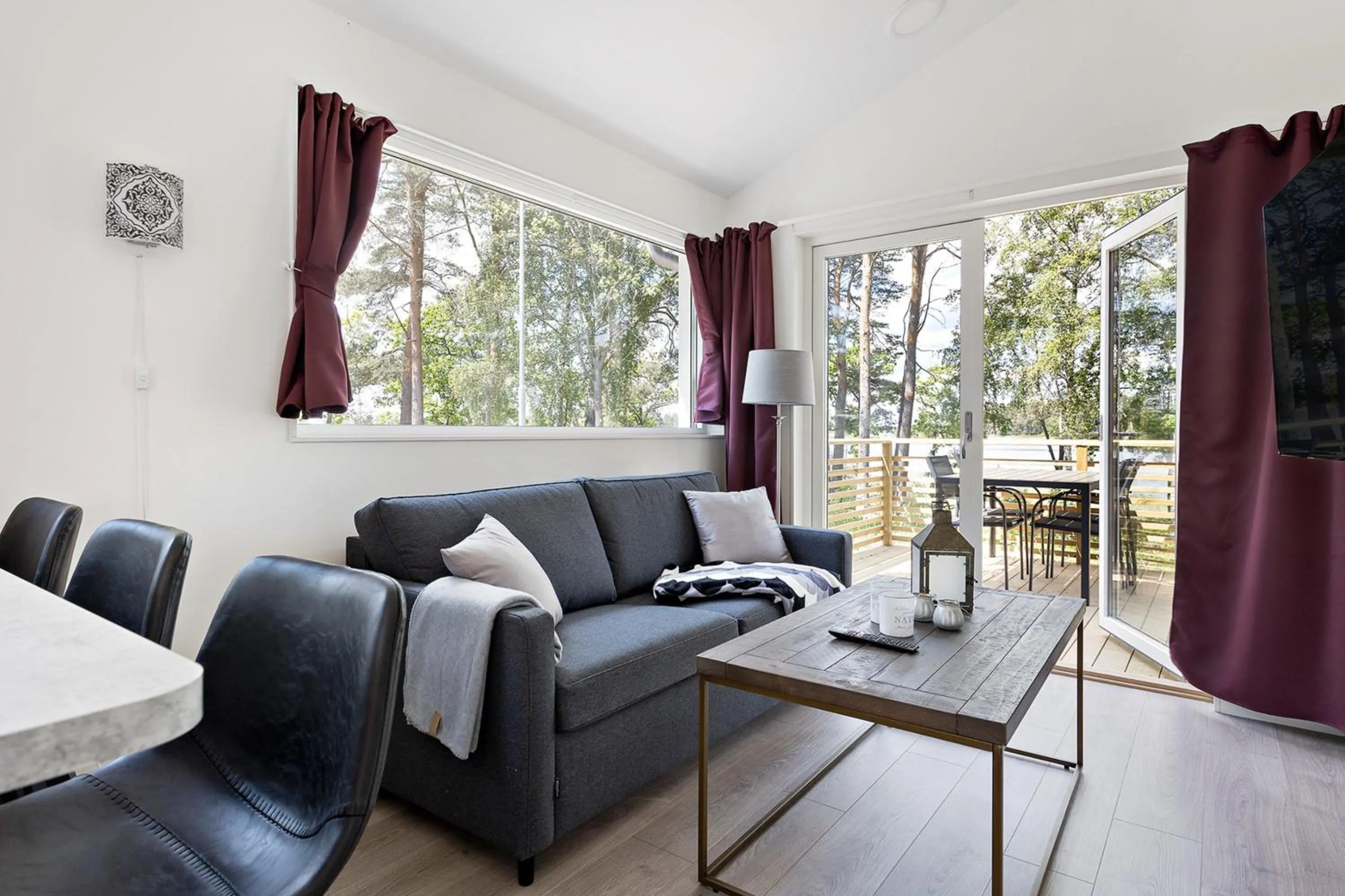 Living room in First Camp Stensö-Kalmar