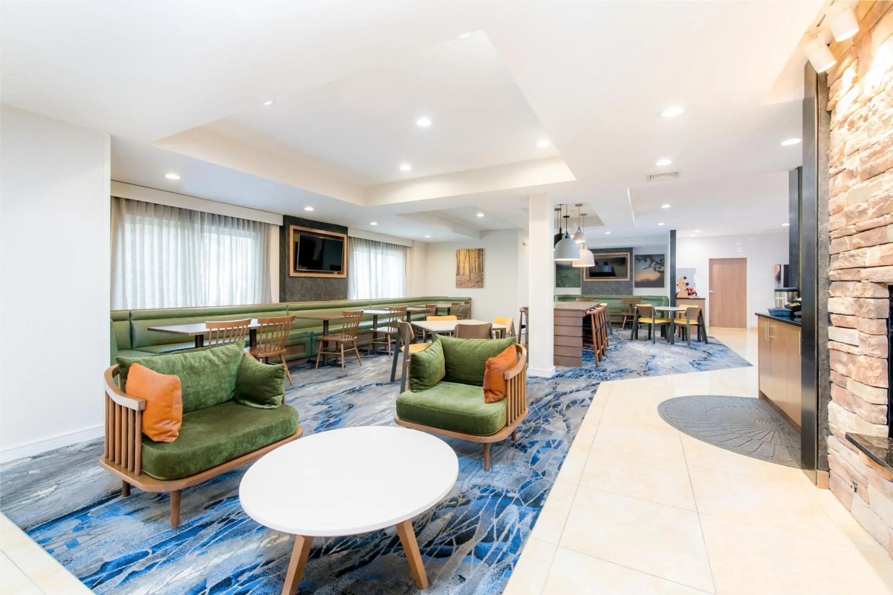Lobby or reception in Fairfield Inn Suites Brunswick