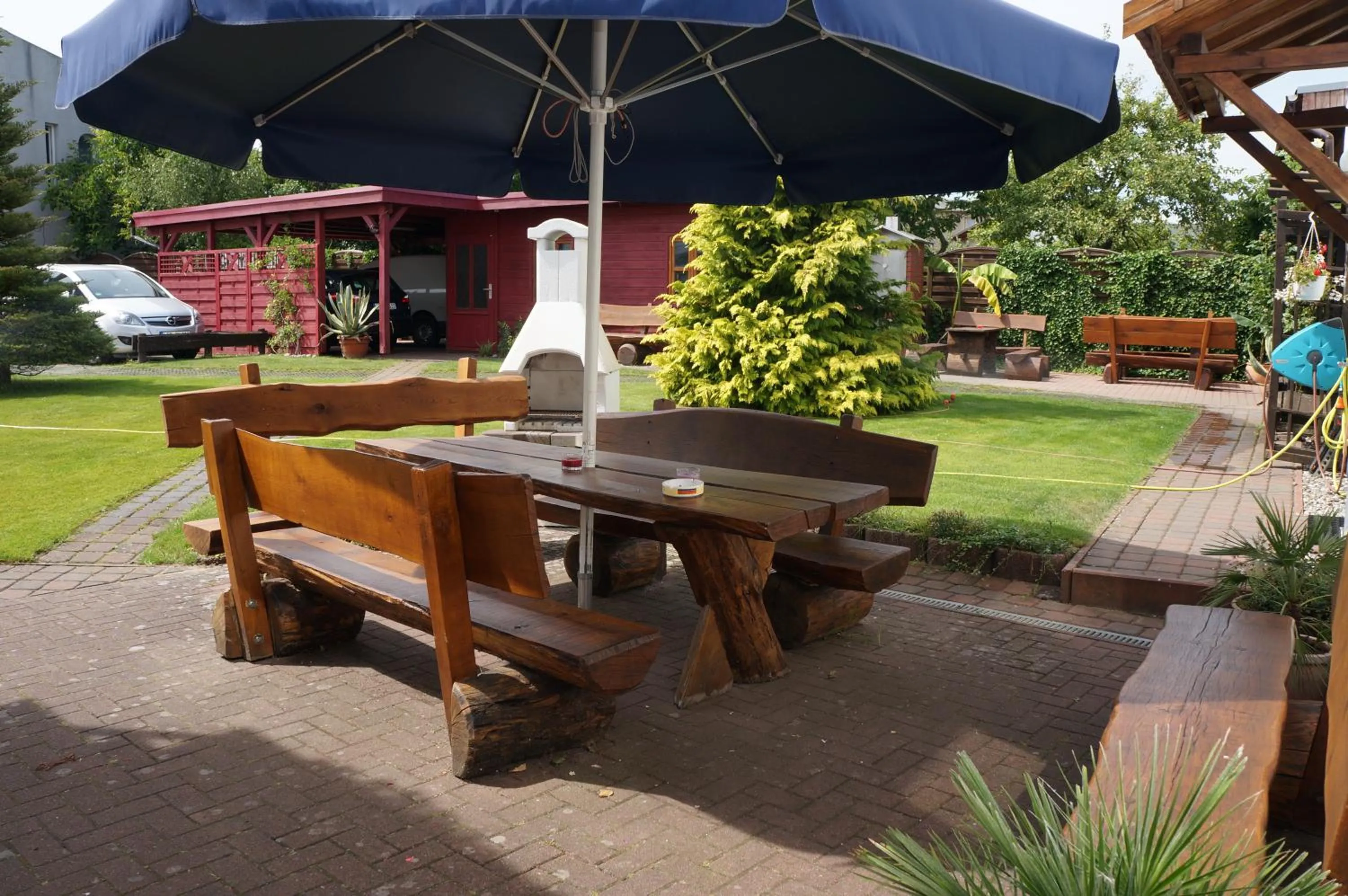 BBQ facilities in City-Hotel-Wolgast