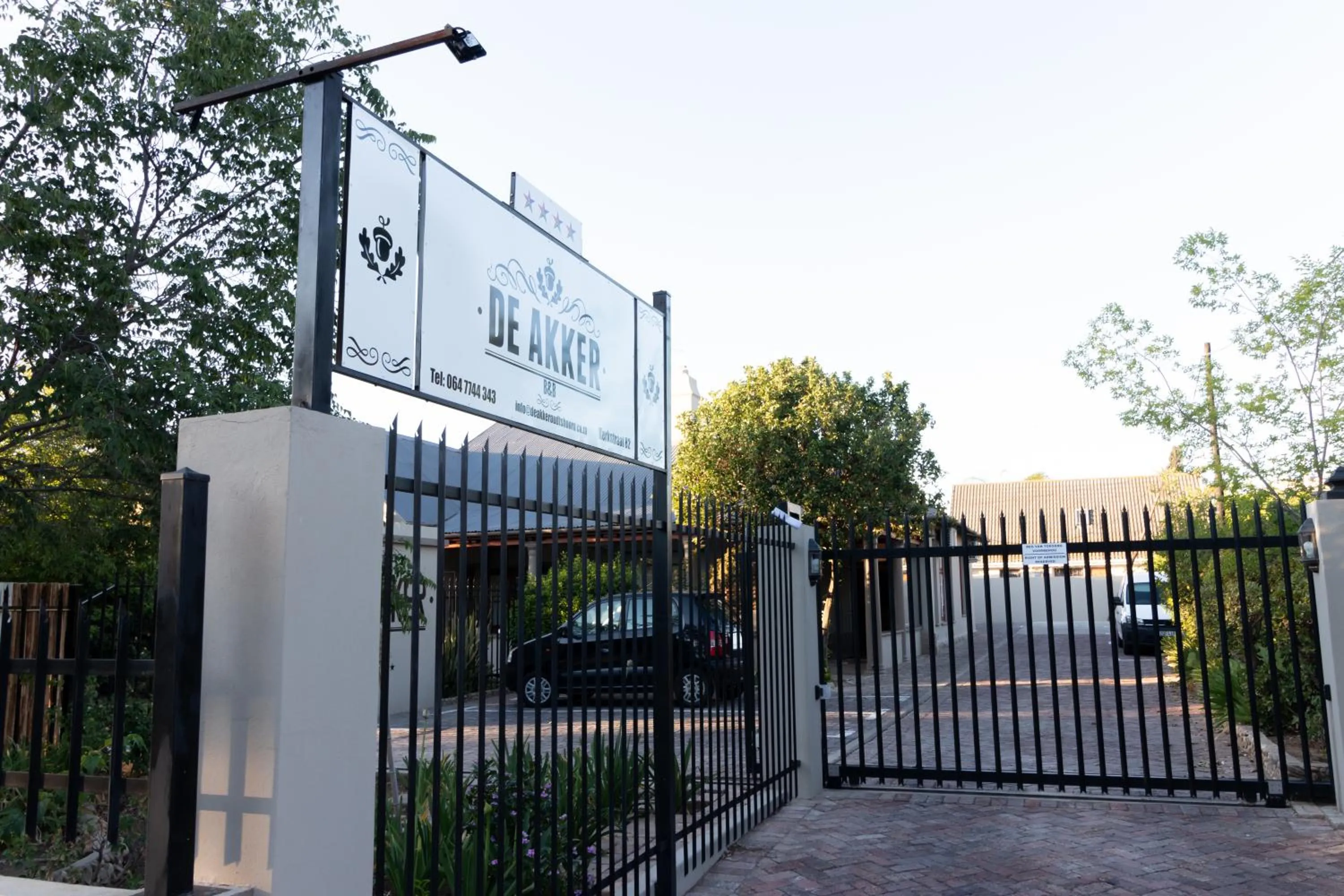 Decorative detail in De Akker Guest House Oudtshoorn