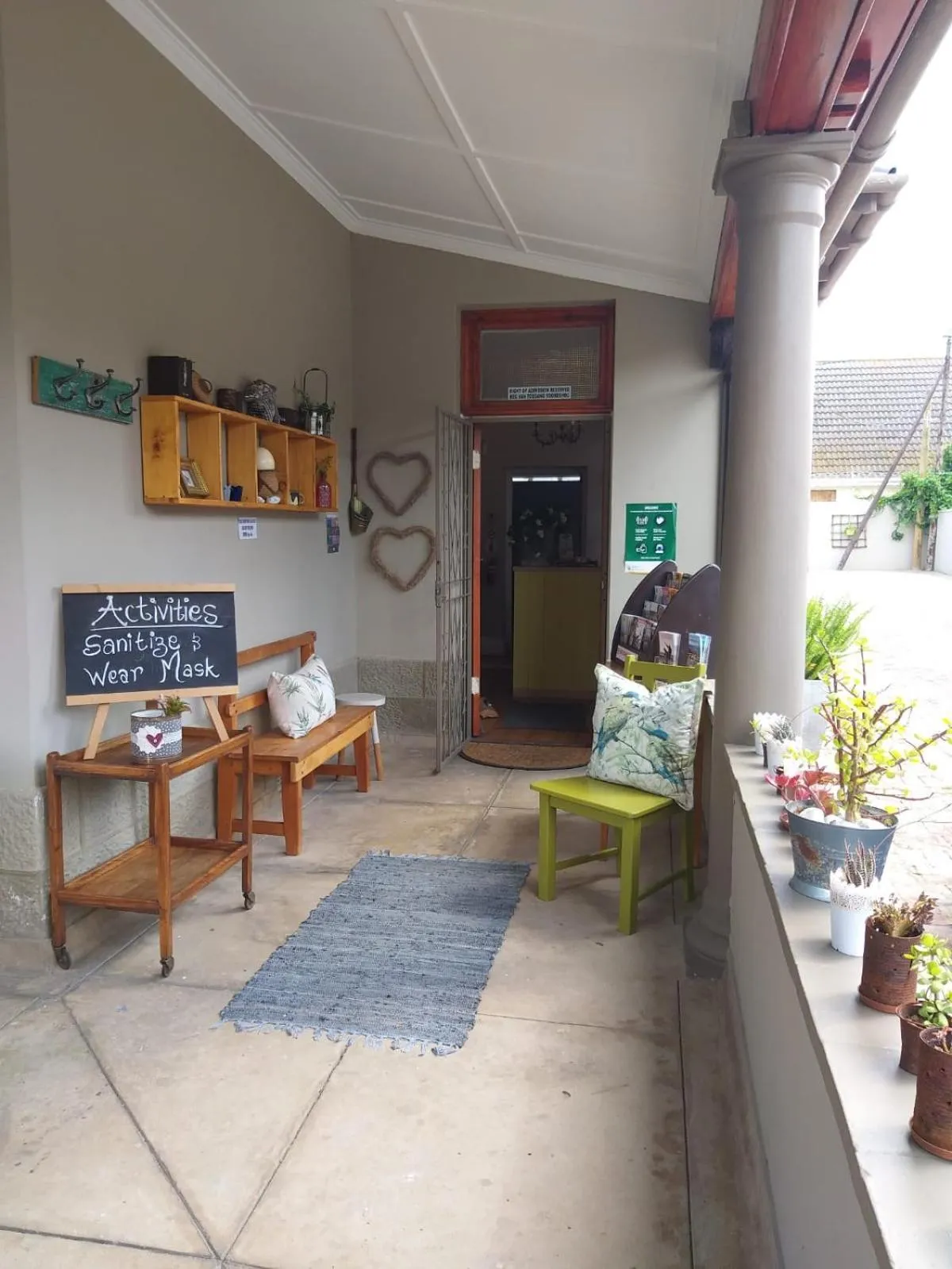 Balcony/Terrace in De Akker Guest House Oudtshoorn