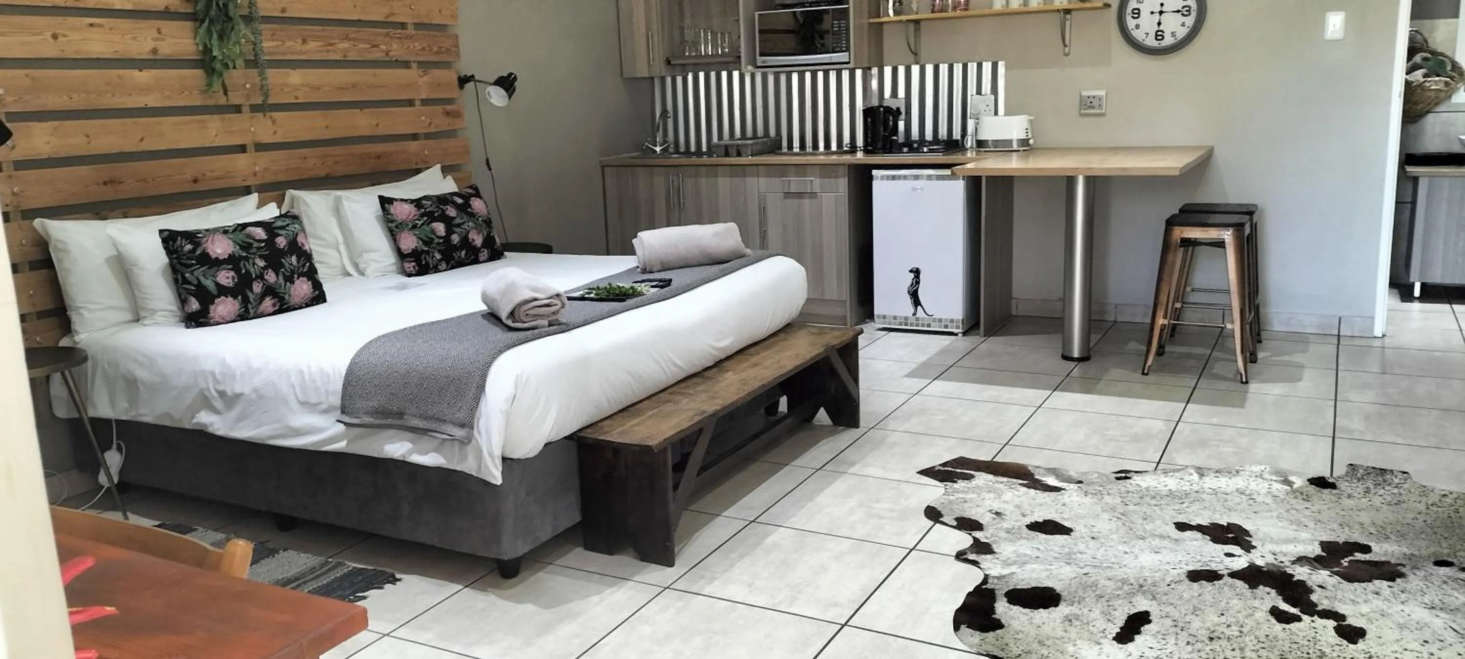 Bedroom, Bed in De Akker Guest House Oudtshoorn