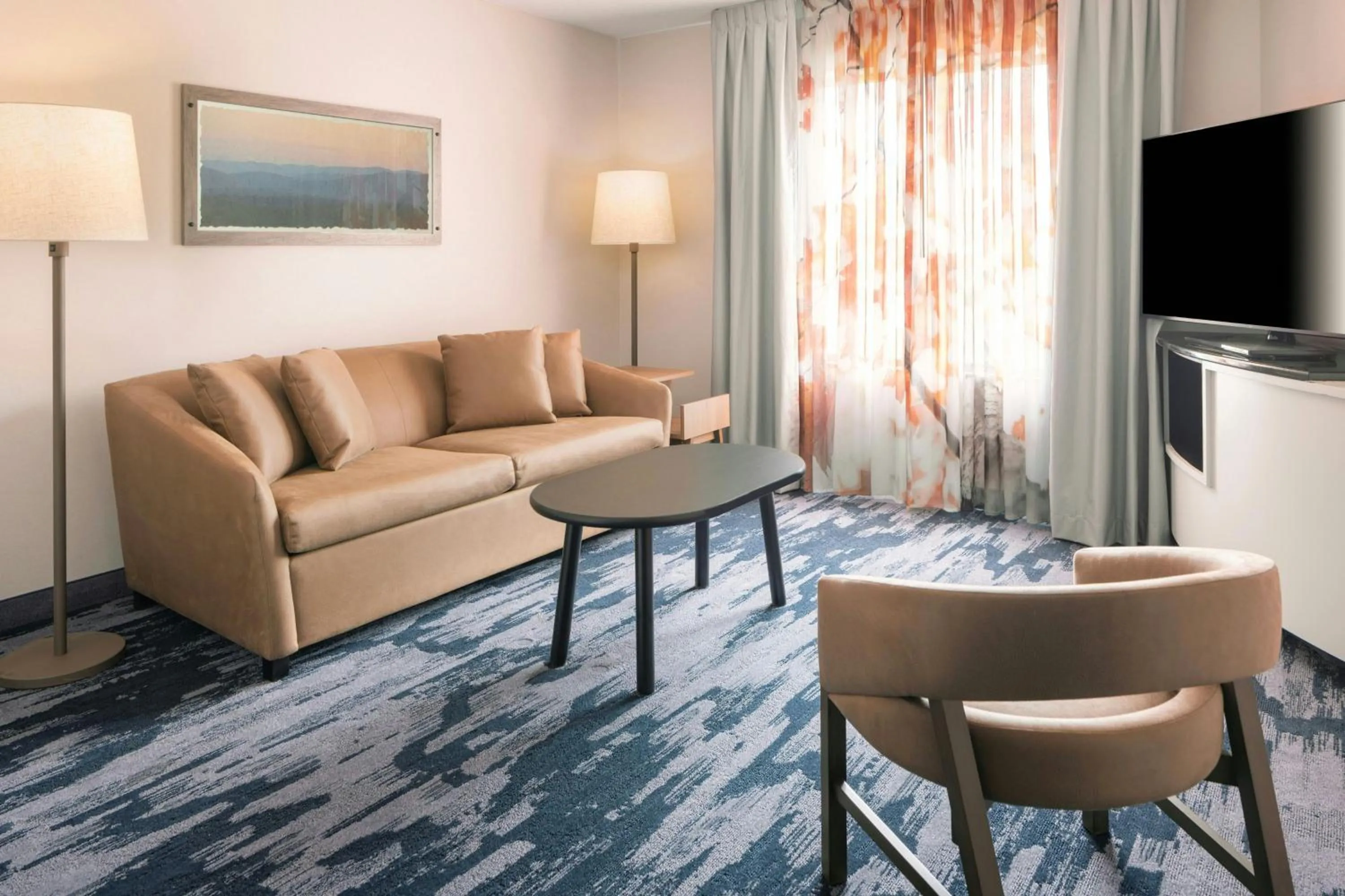 Living room in Fairfield Inn & Suites – Buffalo Airport