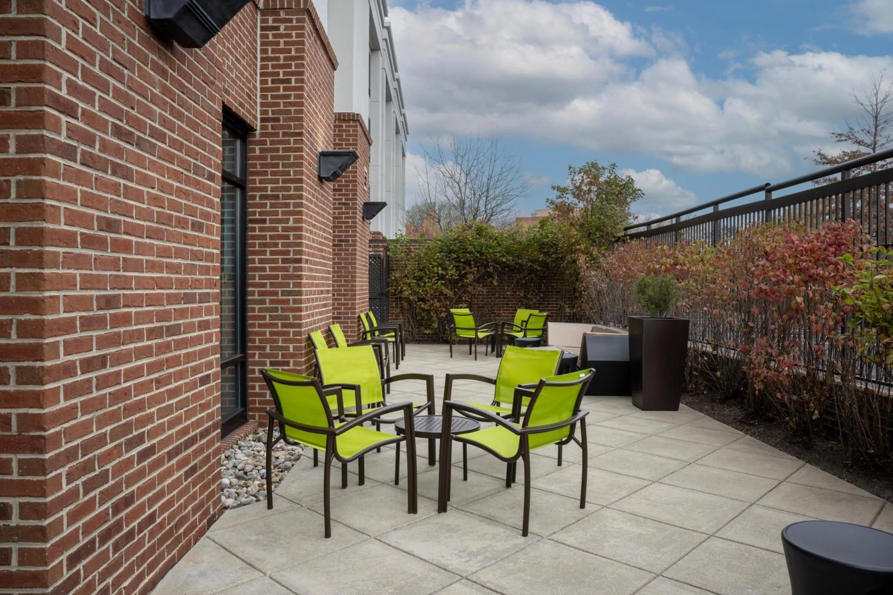 Patio in SpringHill Suites by Marriott Annapolis