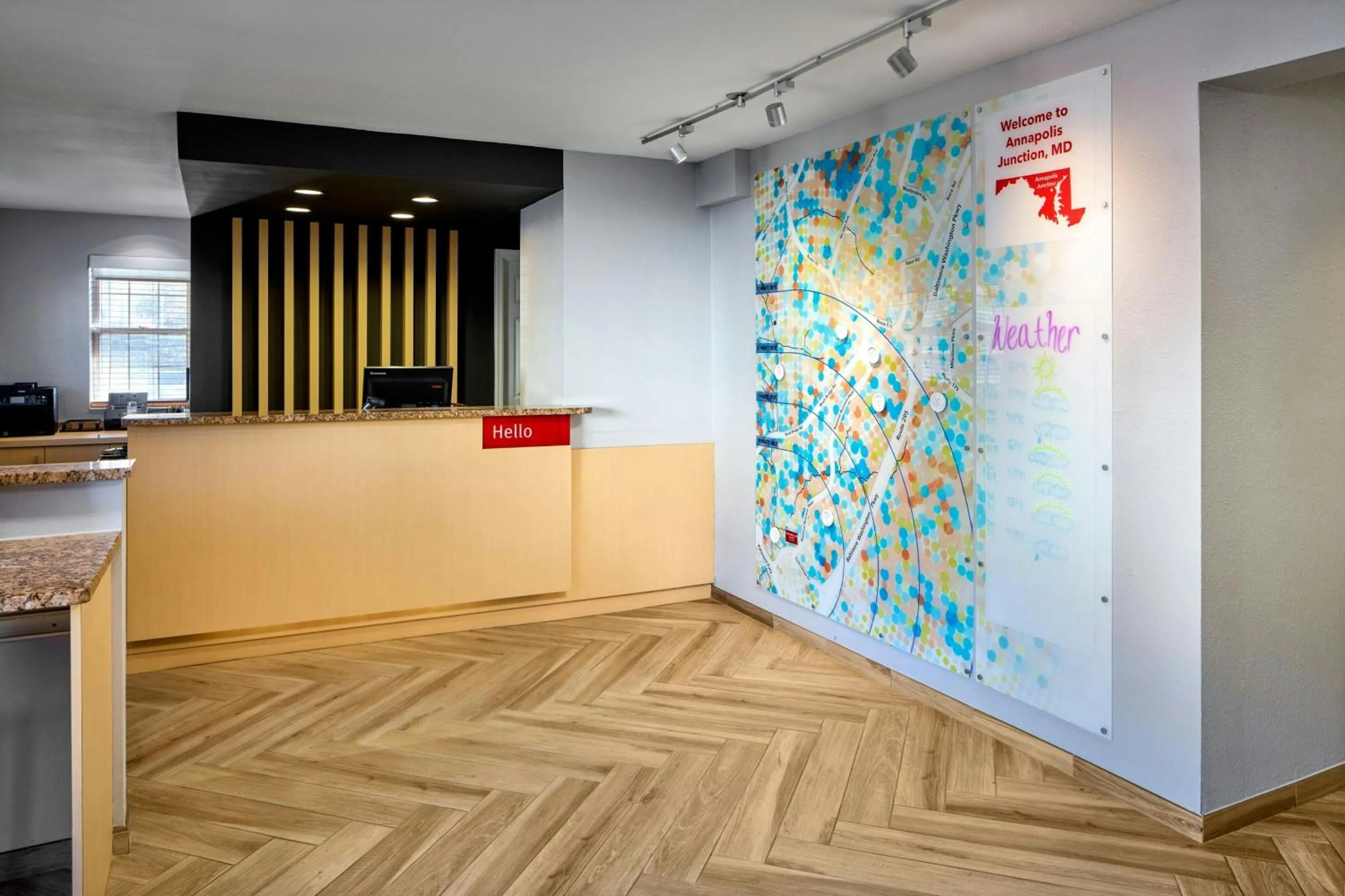 Lobby or reception in TownePlace Suites by Marriott Fort Meade National Business Park