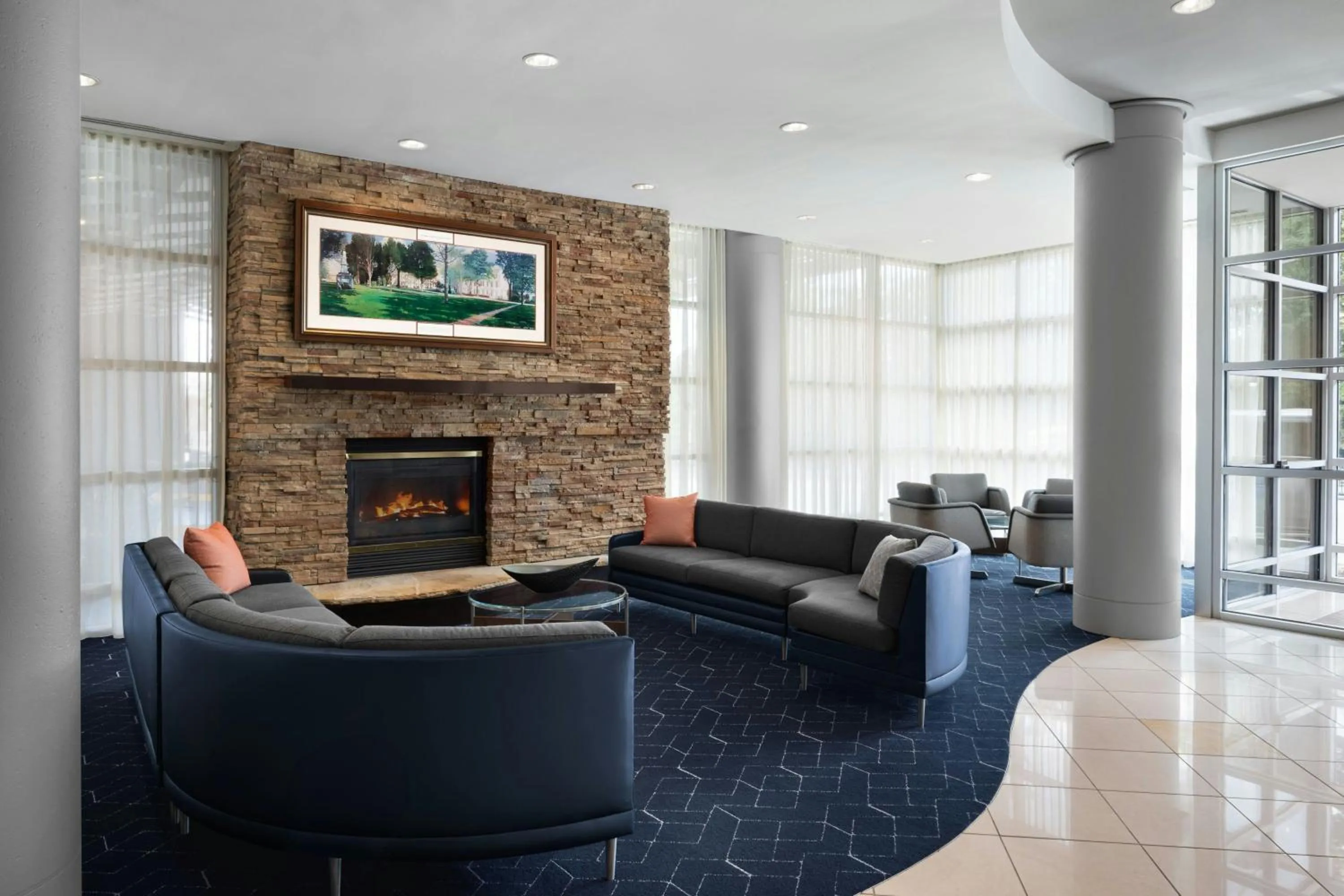 Lobby or reception in Courtyard Columbia Downtown at USC