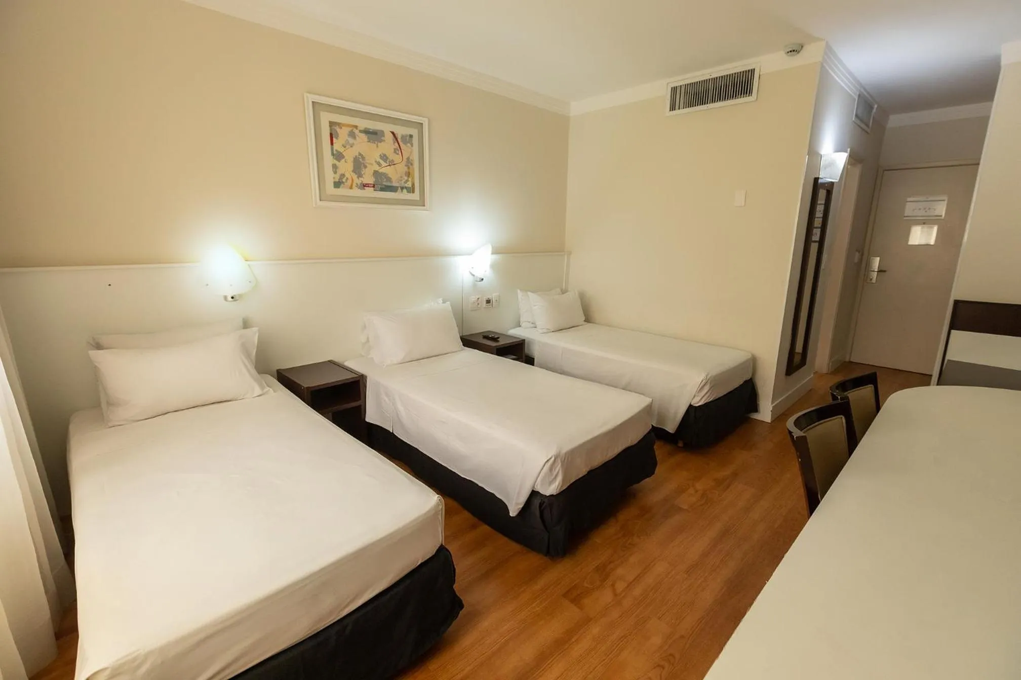 Bed in Hotel Premium Campinas