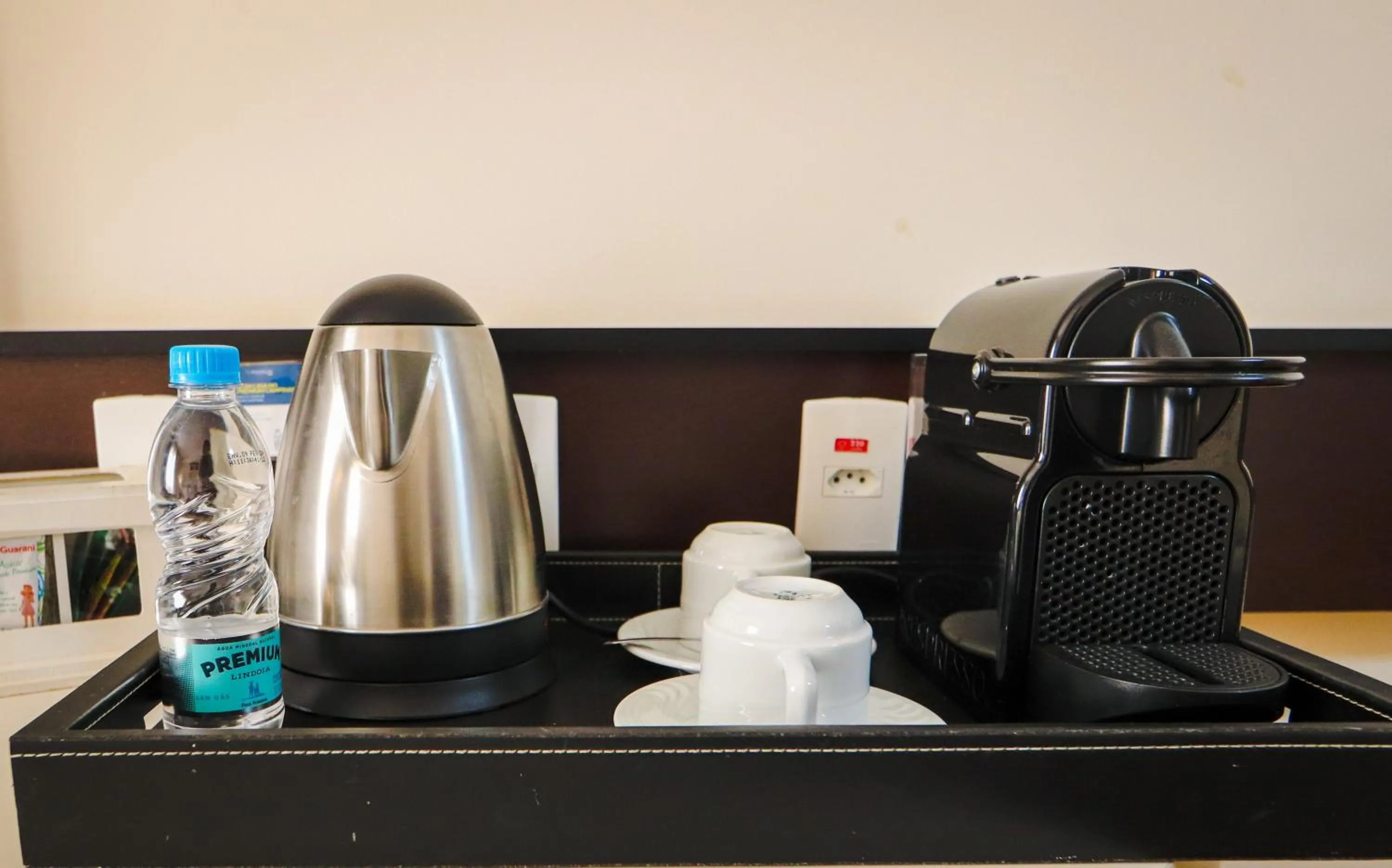 Coffee/tea facilities in Hotel Premium Campinas