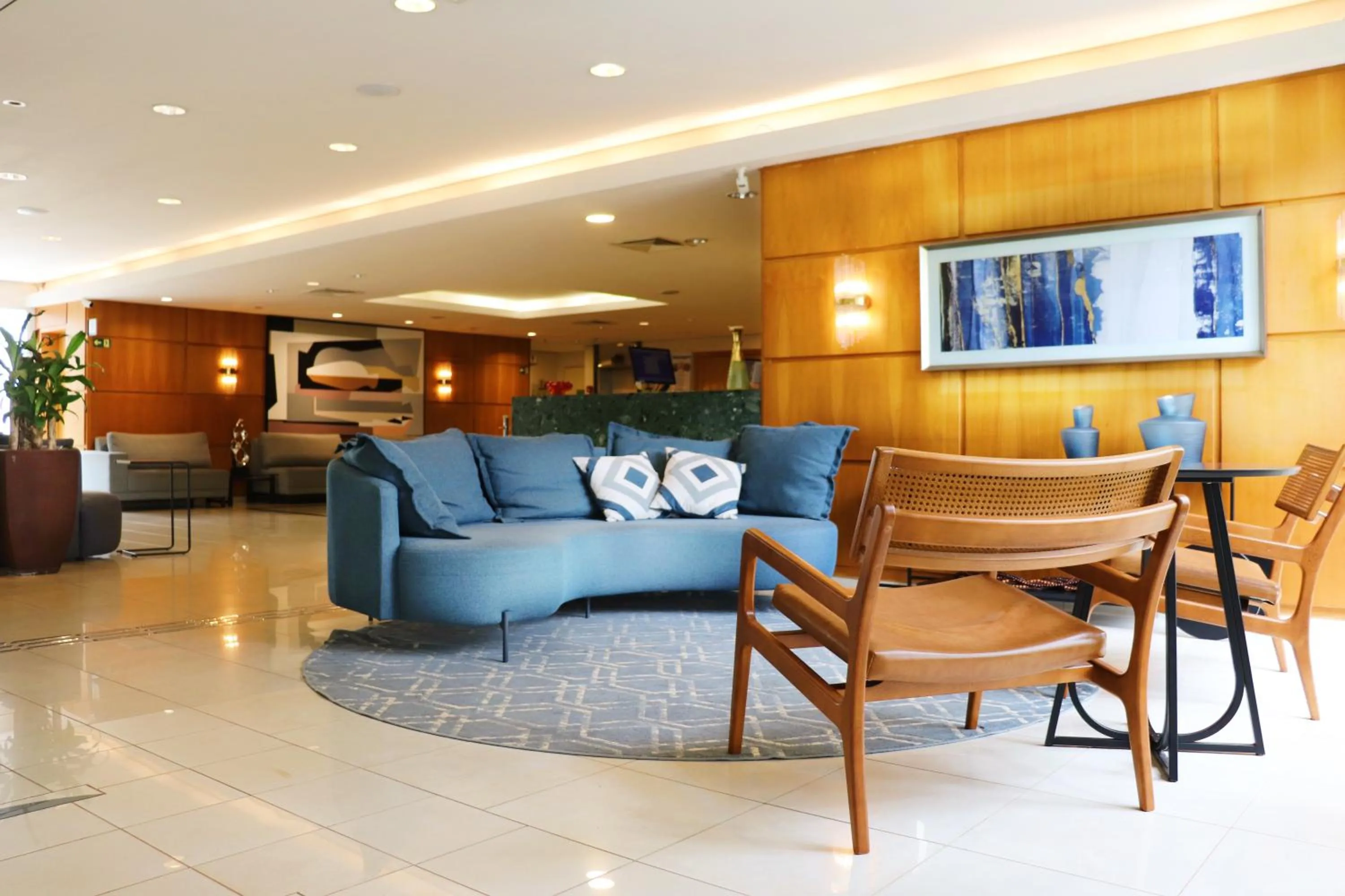 Lobby or reception in Hotel Premium Campinas