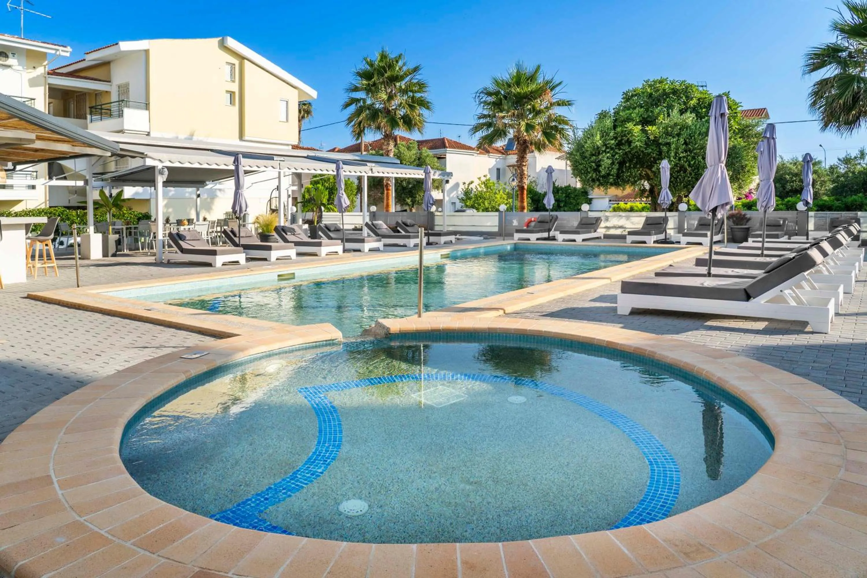 Swimming pool in Akritas Hotel Pefkochori