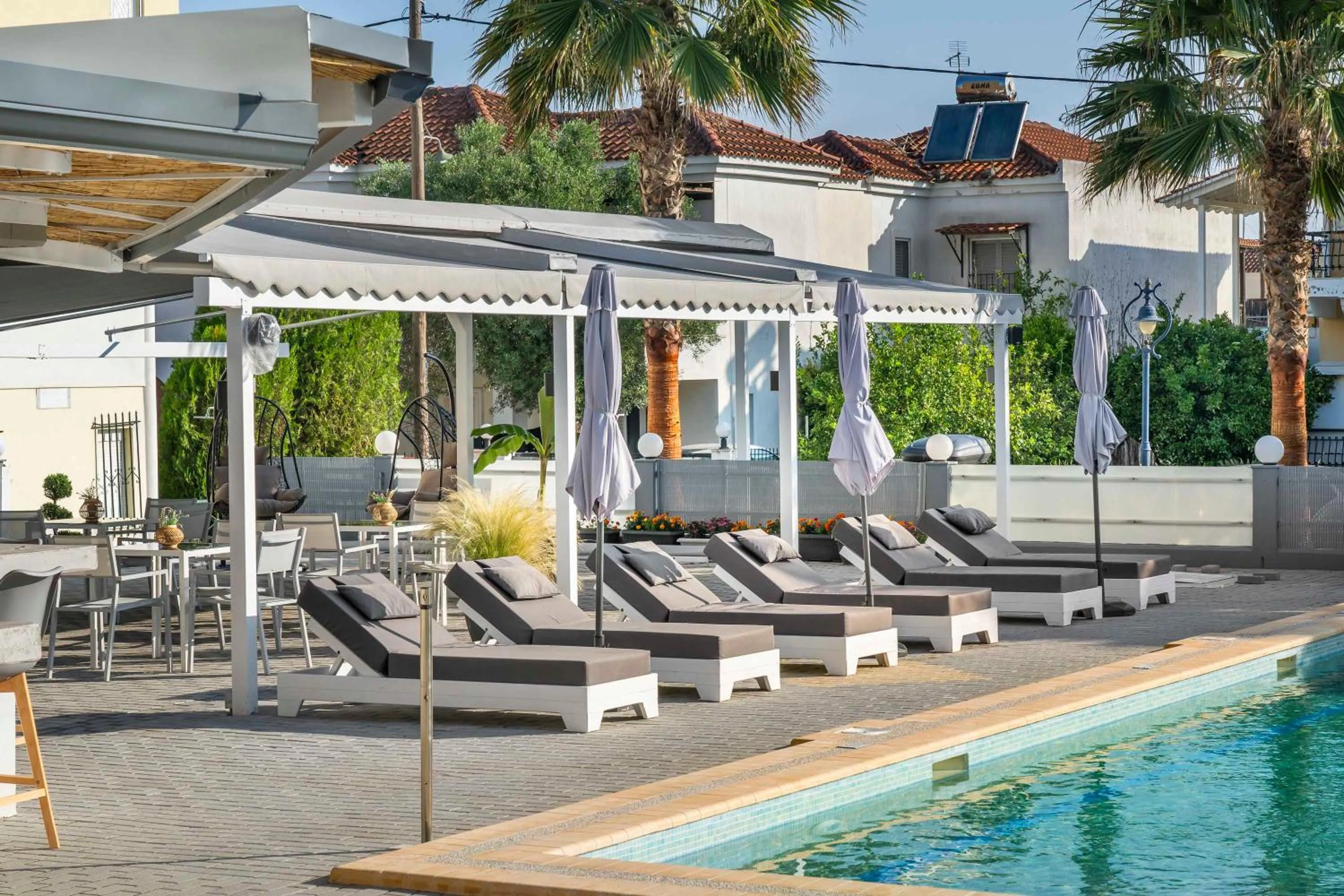 Swimming pool in Akritas Hotel Pefkochori