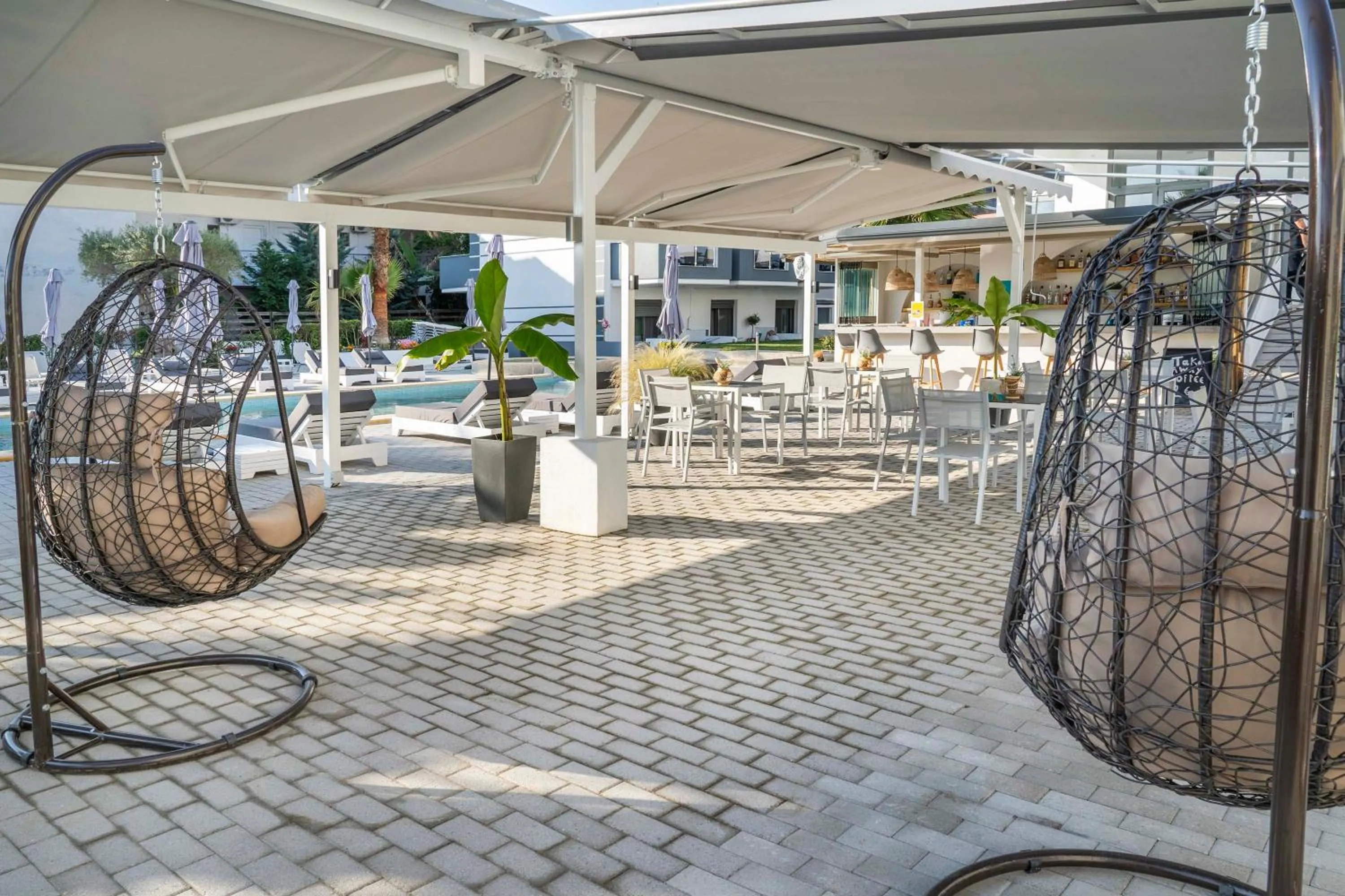 Patio in Akritas Hotel Pefkochori