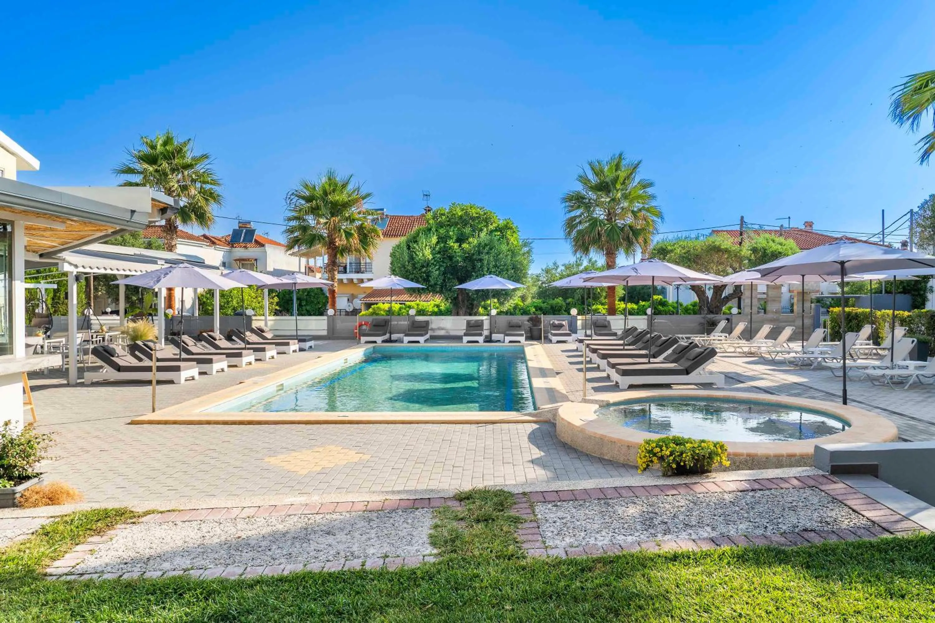 Swimming pool in Akritas Hotel Pefkochori