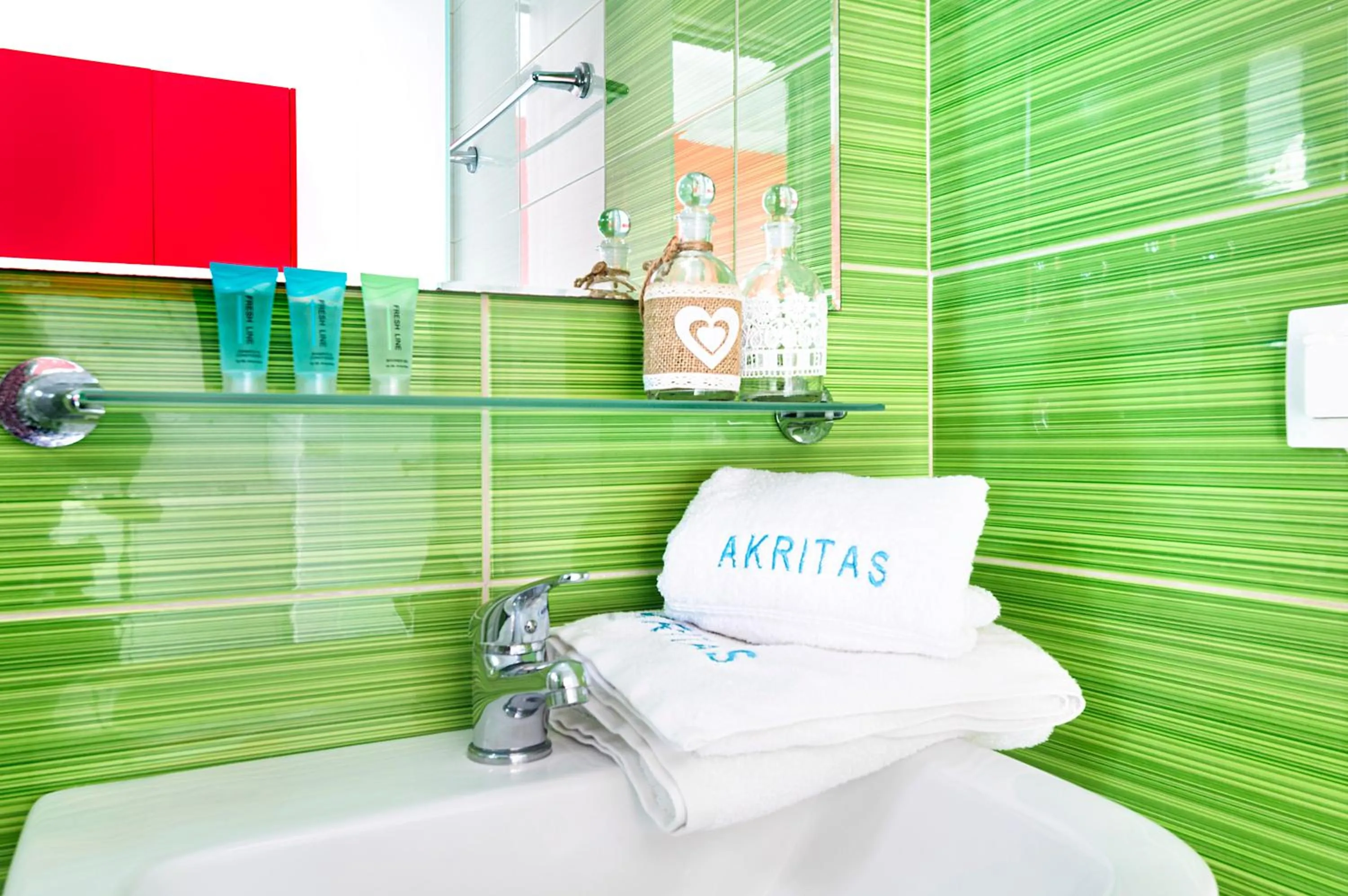 Bathroom in Akritas Hotel Pefkochori