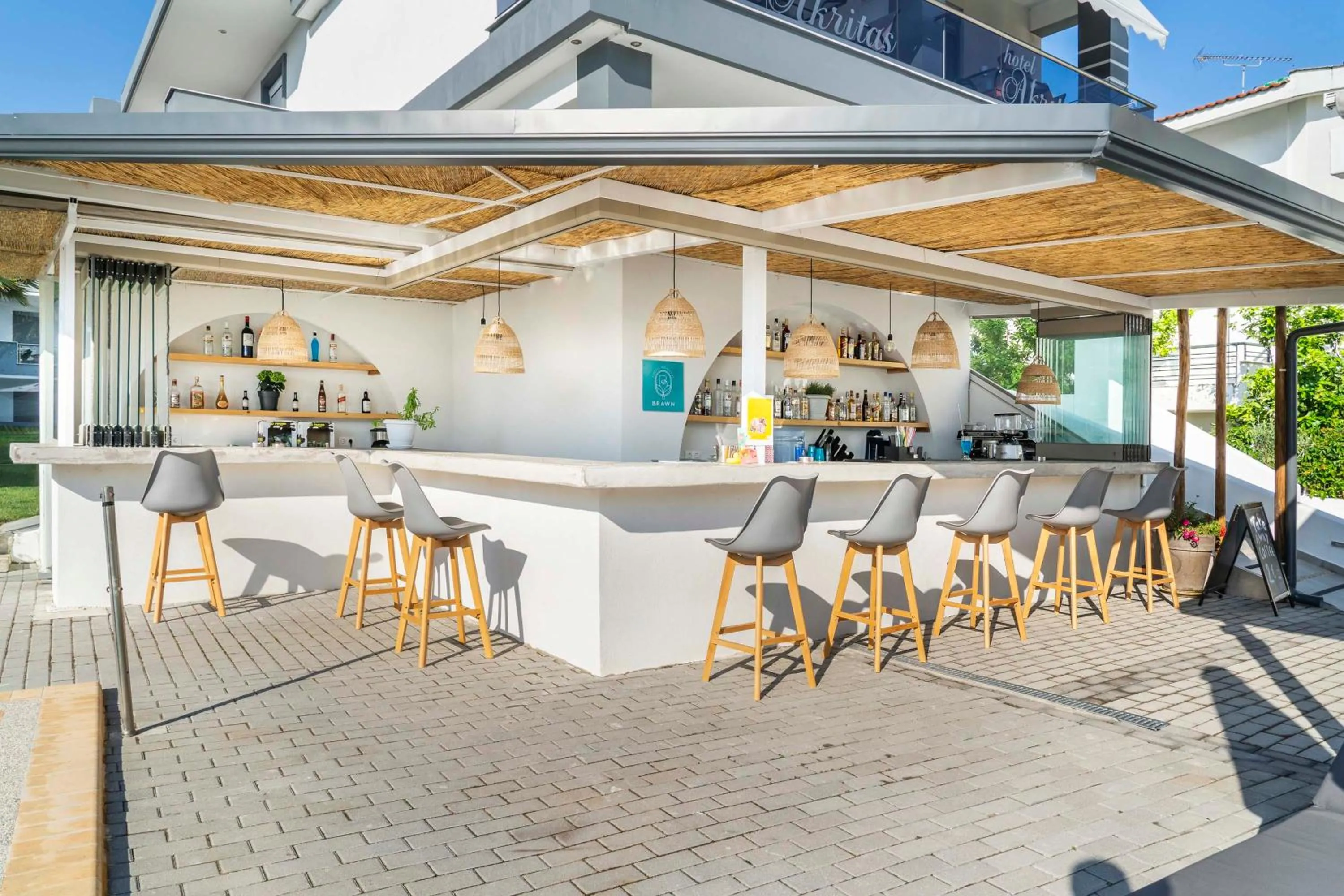 Lounge or bar in Akritas Hotel Pefkochori