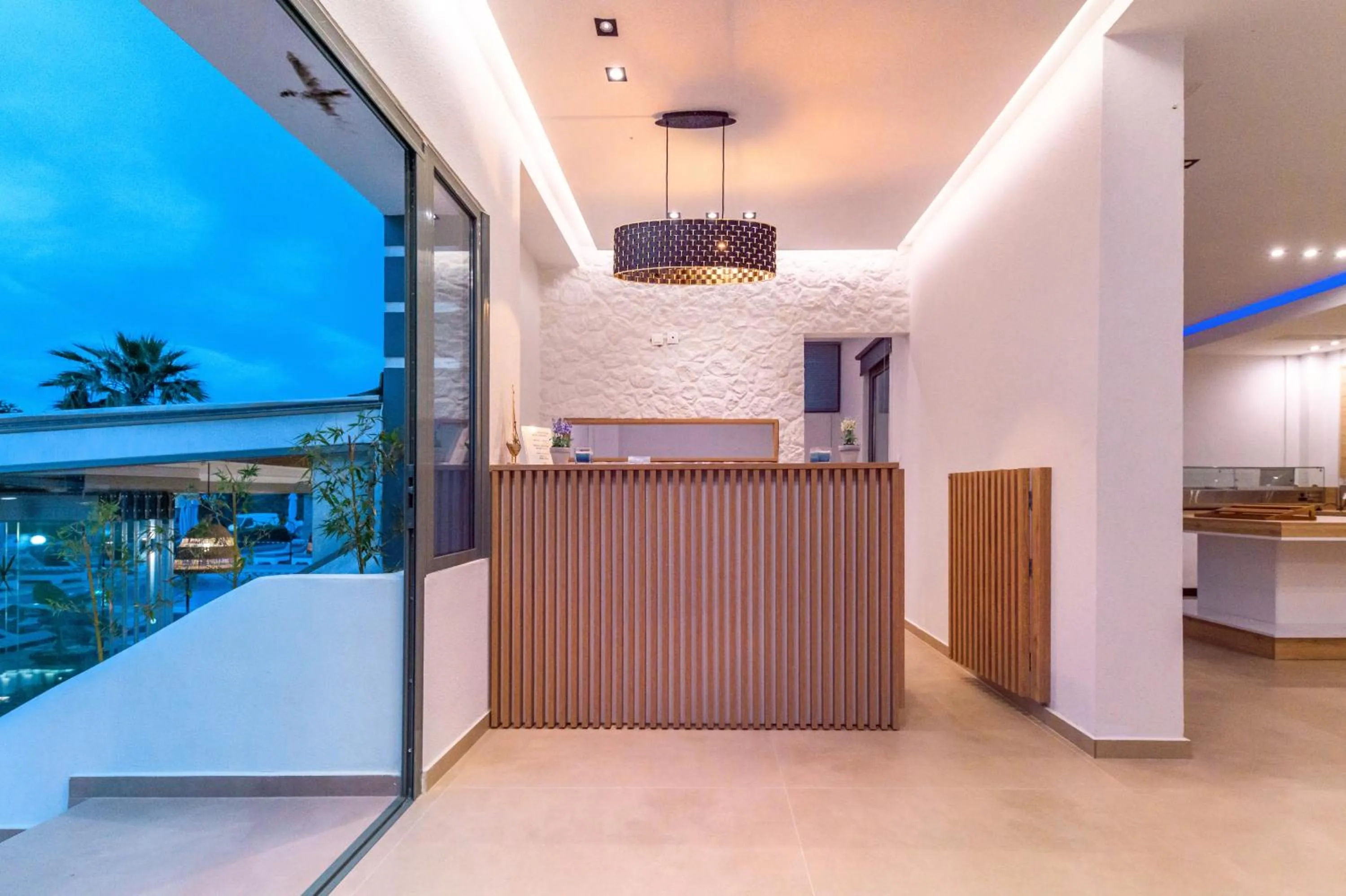 Lobby or reception in Akritas Hotel Pefkochori