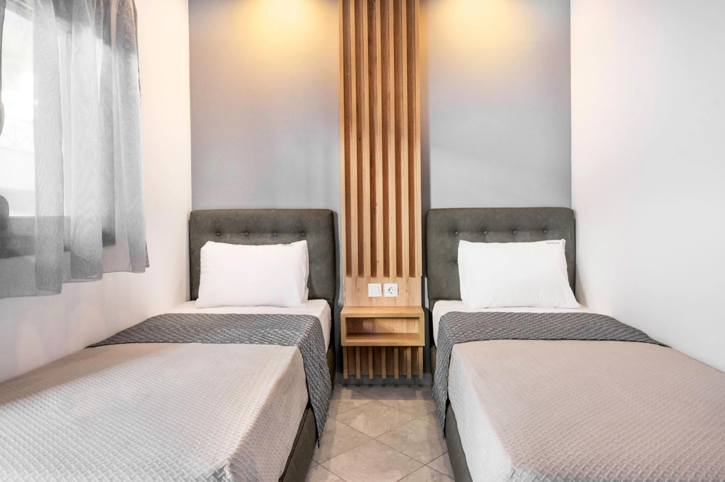 Photo of the whole room, Bed in Akritas Hotel Pefkochori